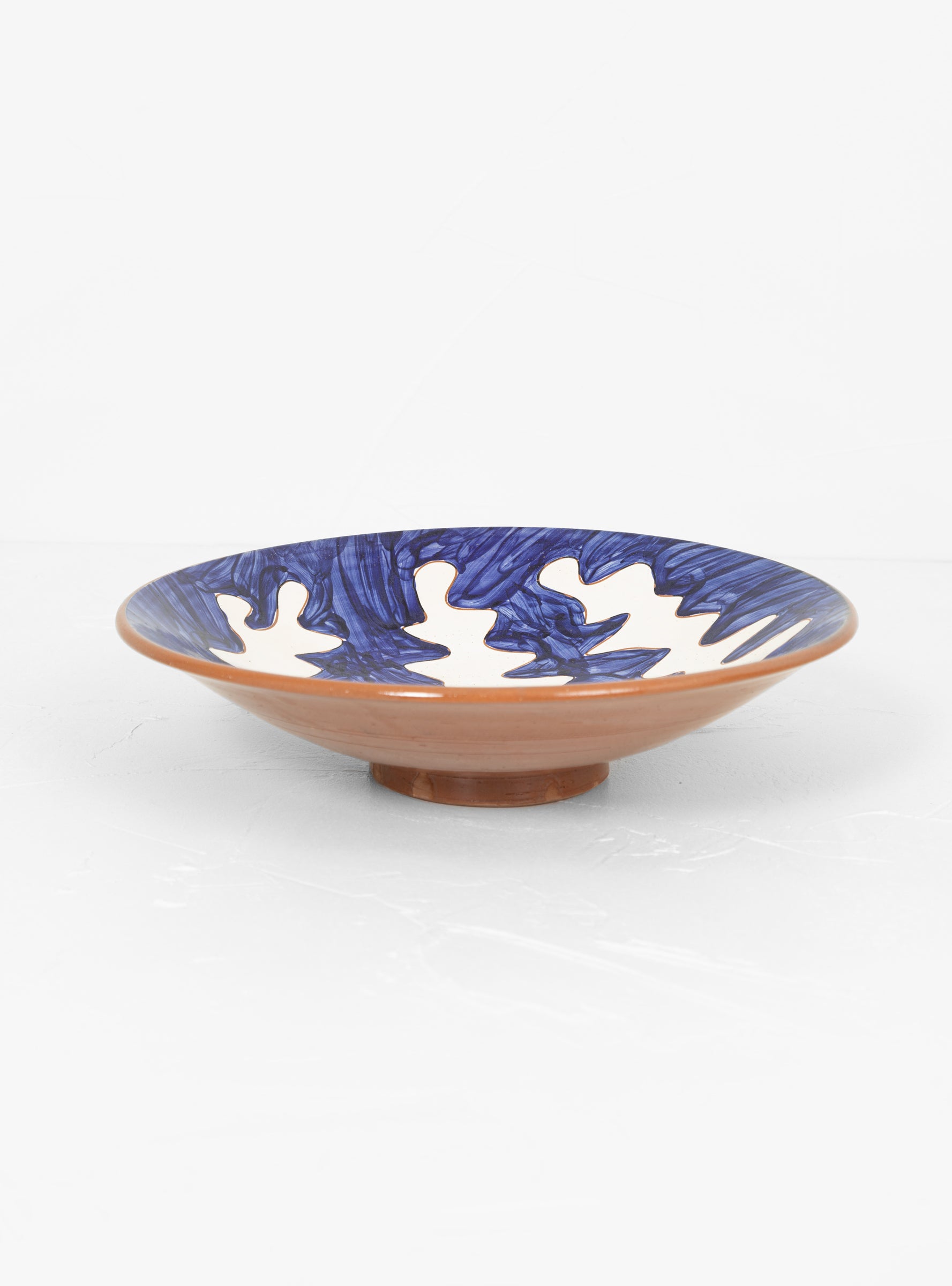  Malaika Coral Serving Bowl Blue