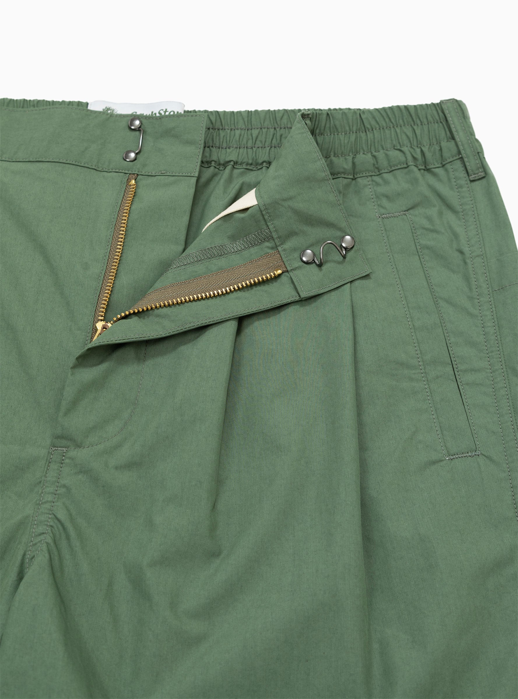  Garbstore Wide Easy Shorts Cedar Green - Size: XL