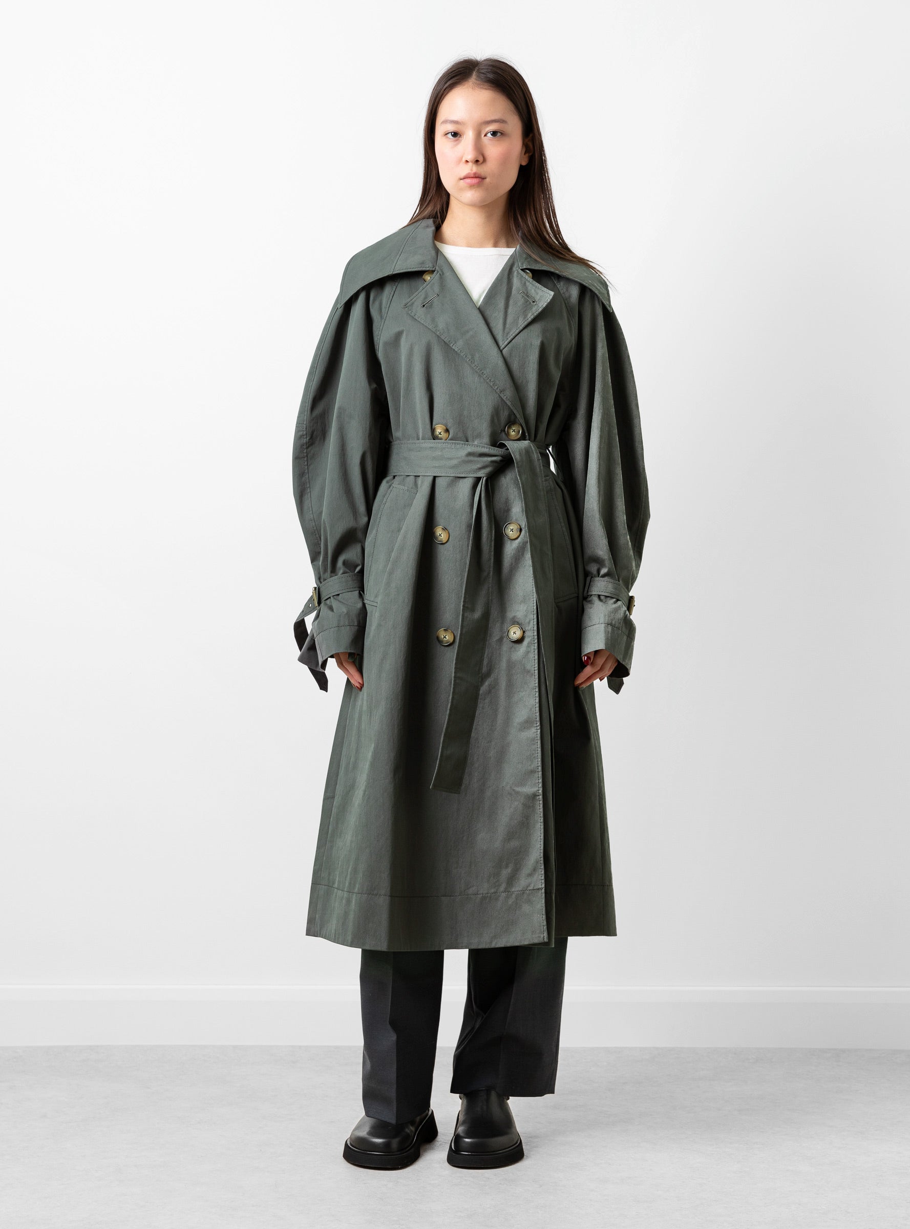  Rejina Pyo Romy Trenchcoat Charcoal