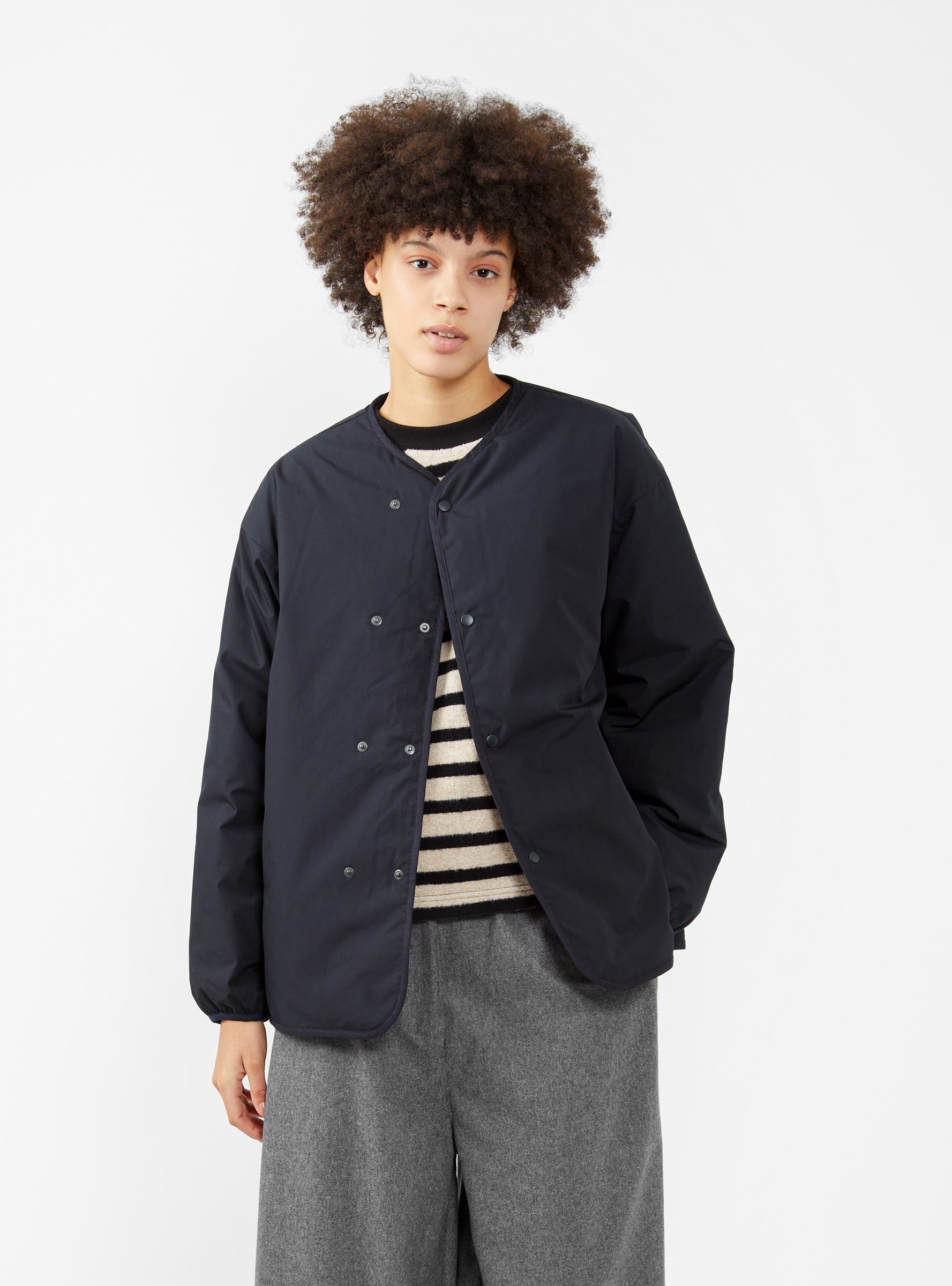  nanamica Reversible Down Jacket Navy