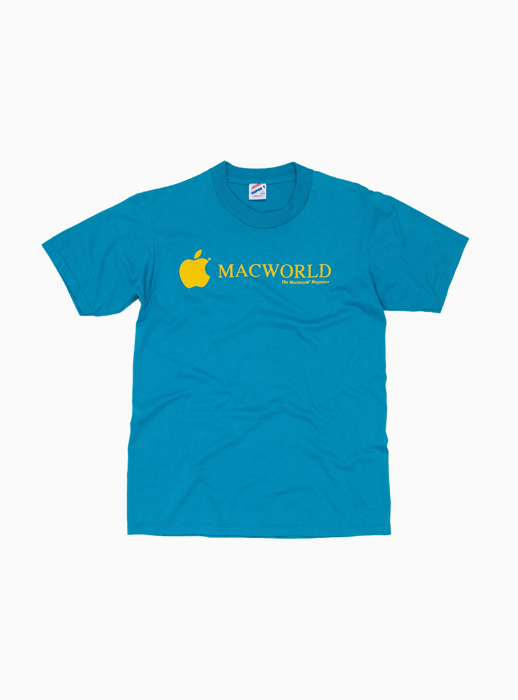  Unified Goods '90s Macworld T-shirt Blue