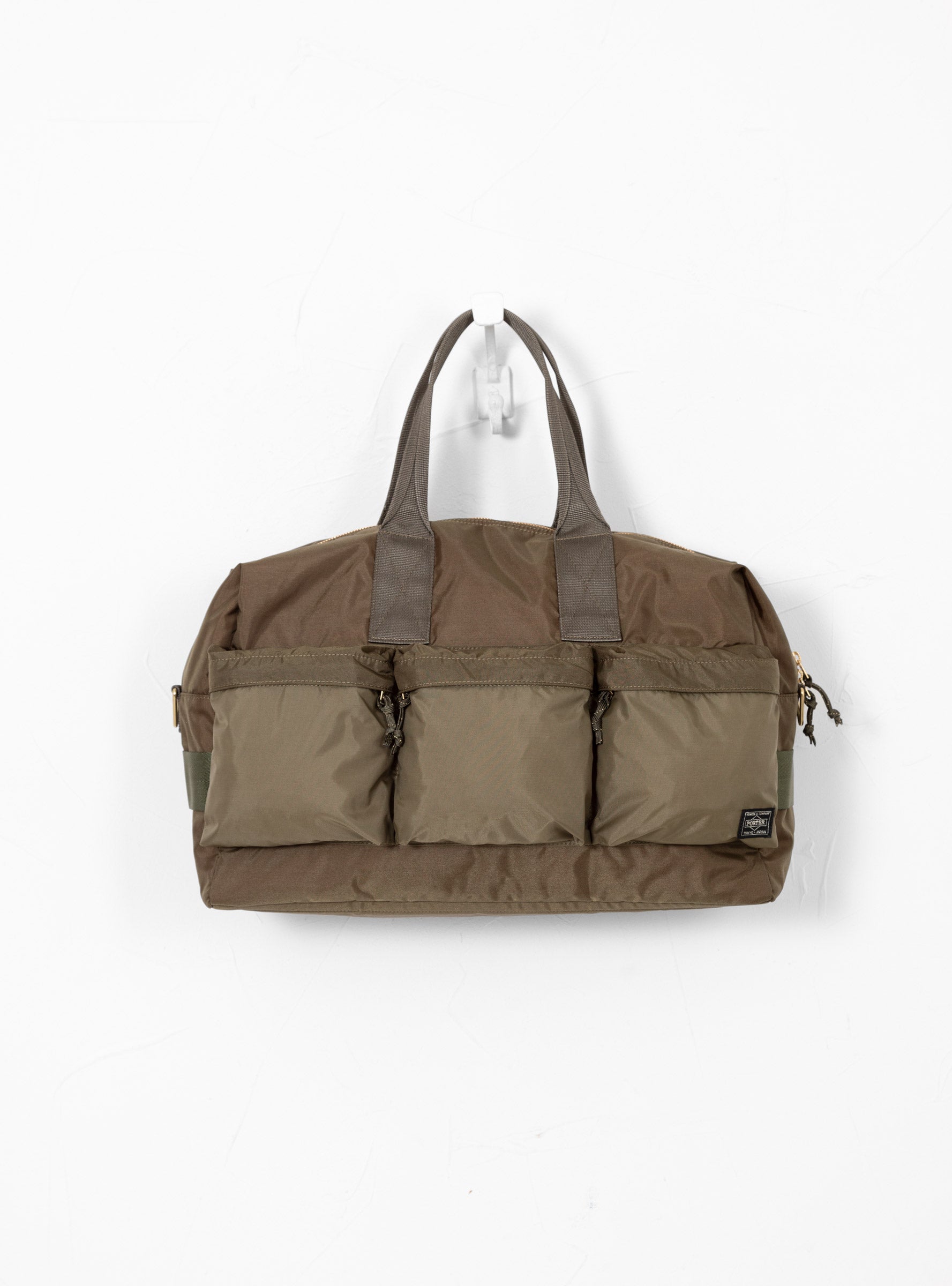  Porter Yoshida & Co. FORCE 2-Way Duffle Bag Olive Drab