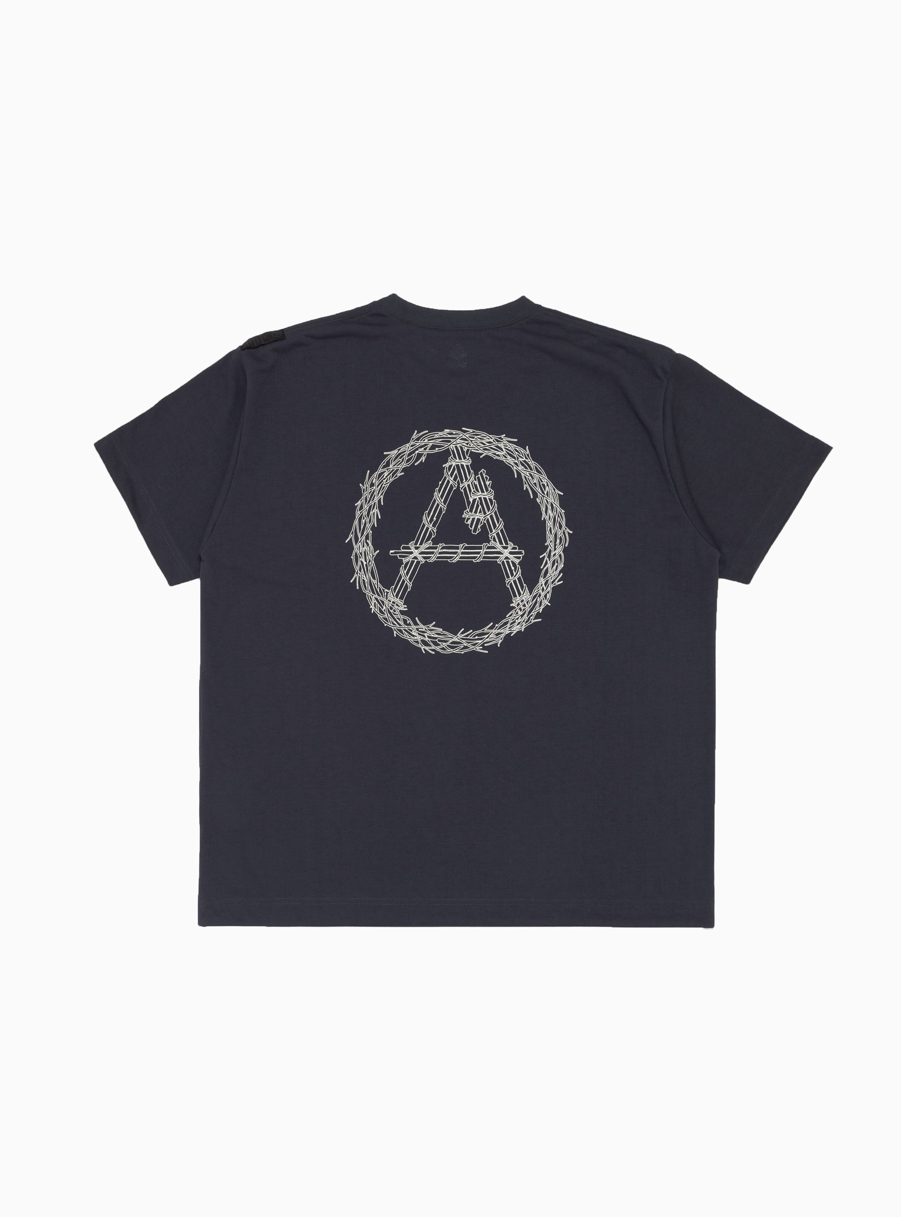  Mountain Research Wreath Pocket T-shirt Charcoal Grey