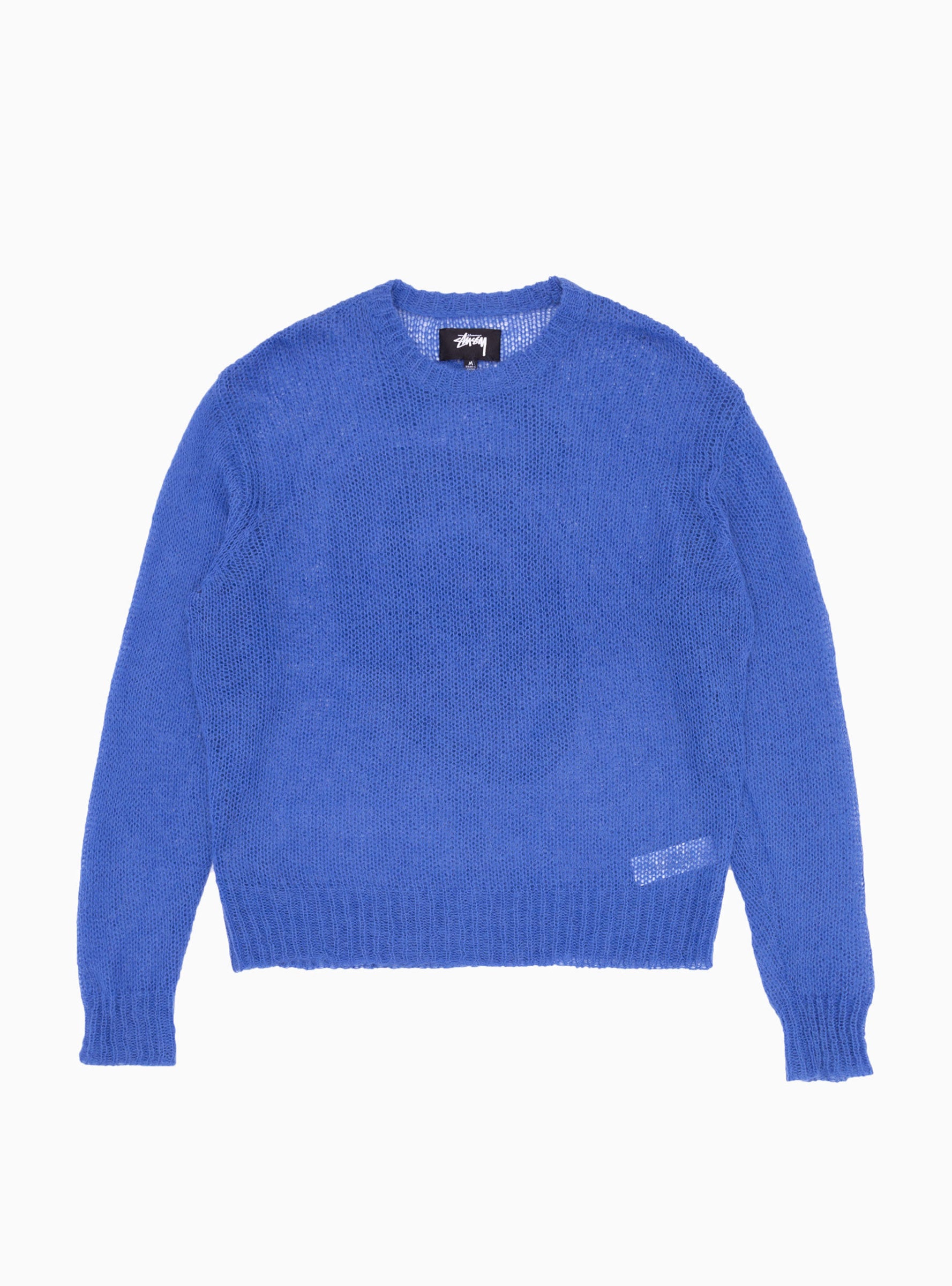  Stüssy S Loose Knit Sweater Blue