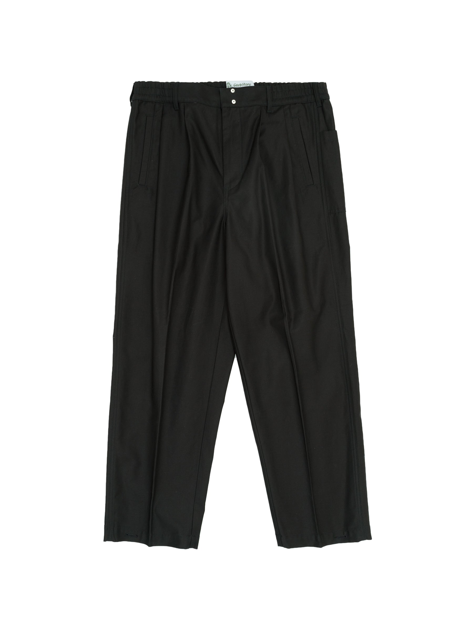  Garbstore Wide Easy Pants Black - Size: Medium