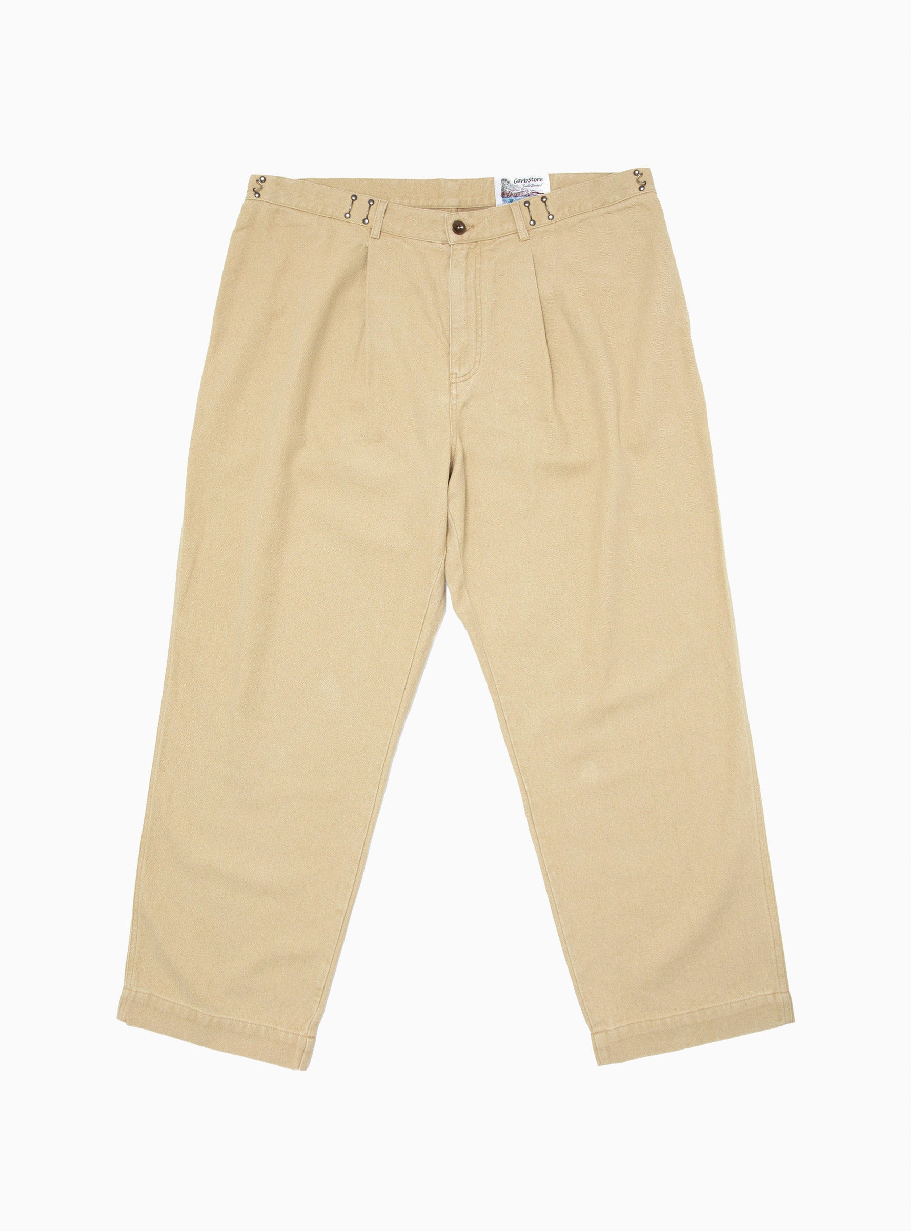  Garbstore Pleated Hook Pant Tan