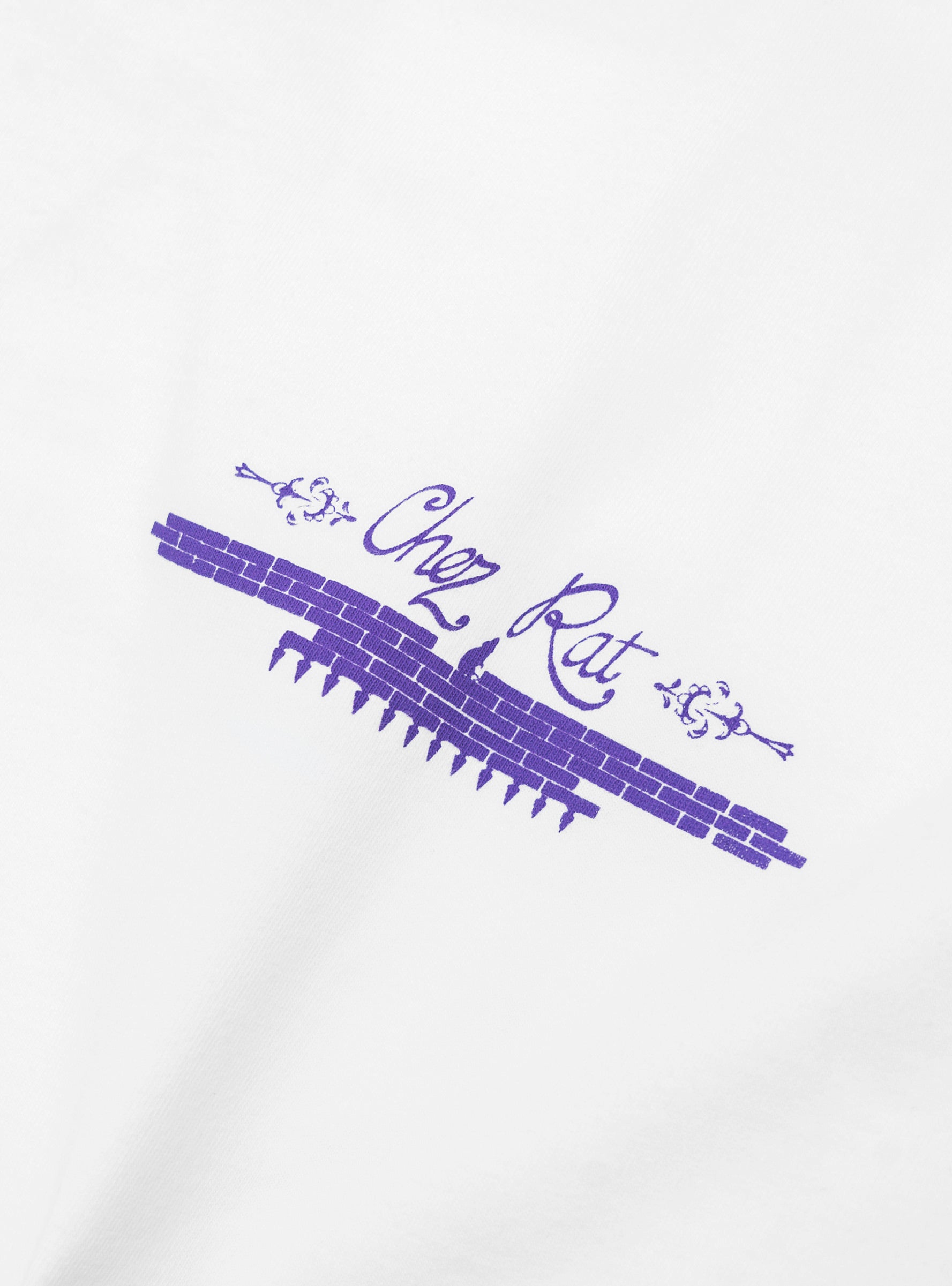  Reception Chez Rat Long Sleeve T-shirt White - Size: Large