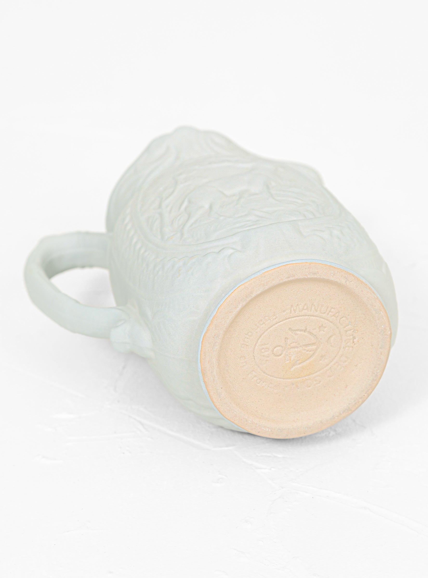  Manufacture de Digoin Deer Pitcher White