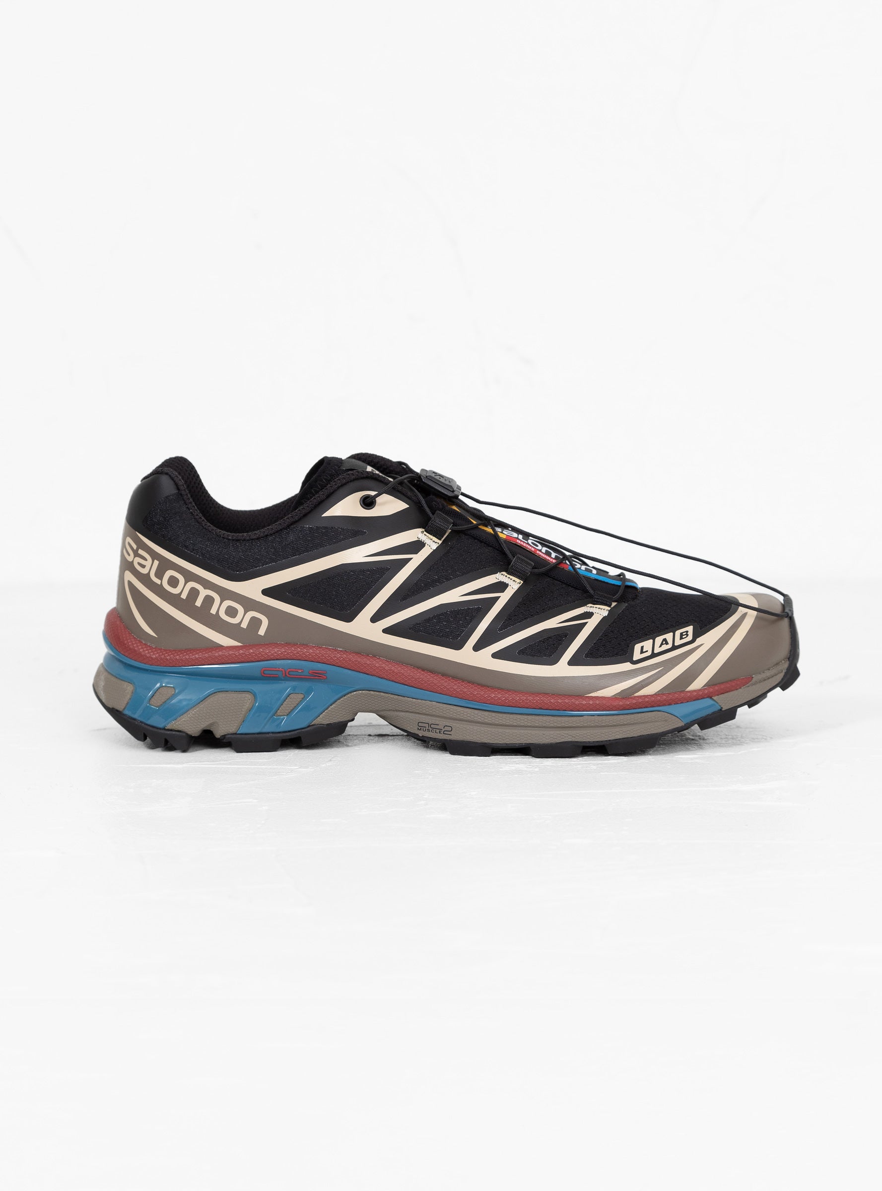  Salomon XT-6 Sneakers Black, Falcon & Cow Hide