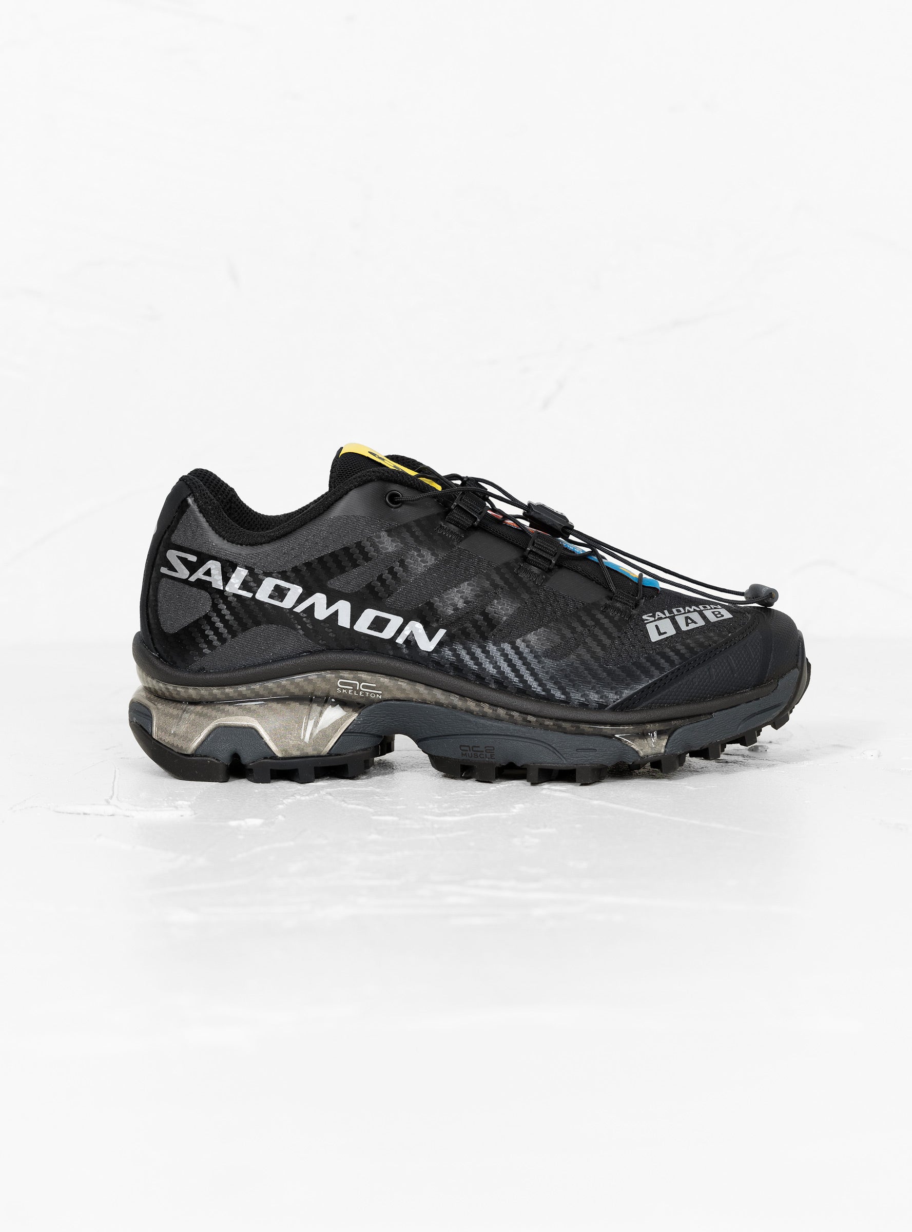 SALOMON Salomon XT-4 Sneakers Black, Ebony & Silver Metallic - Size: UK7