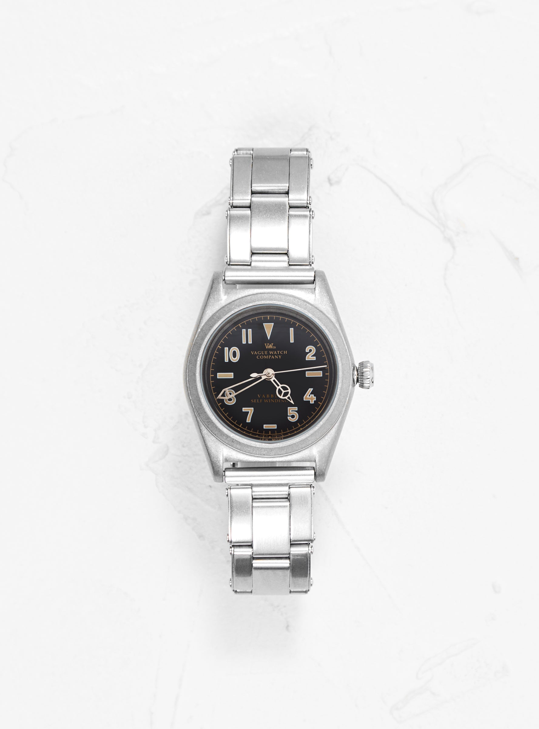  Vague Watch Co. Vabble Steel 32 Watch Black & Silver