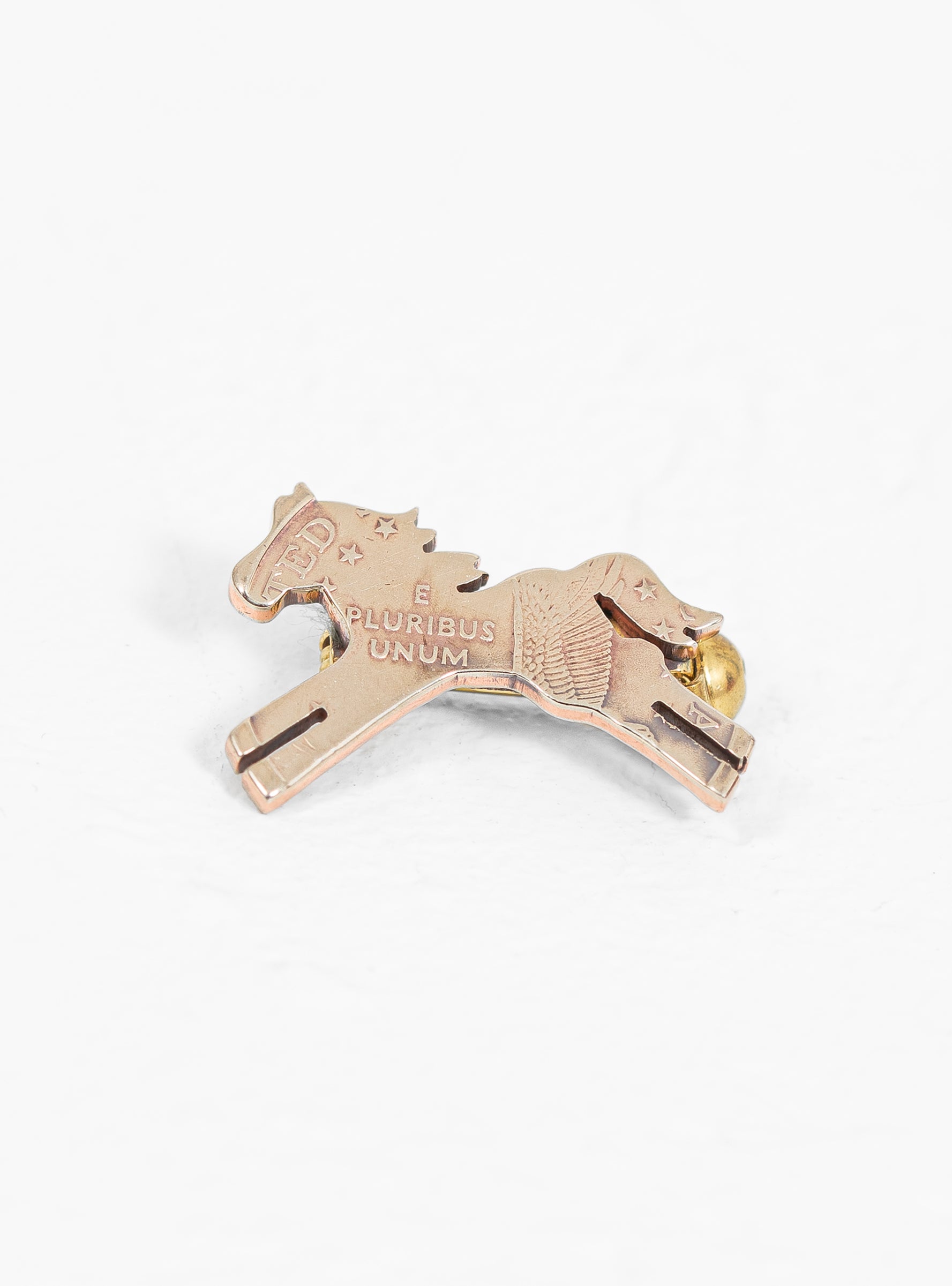  NORTH WORKS Horse Pin Copper-Plated Silver