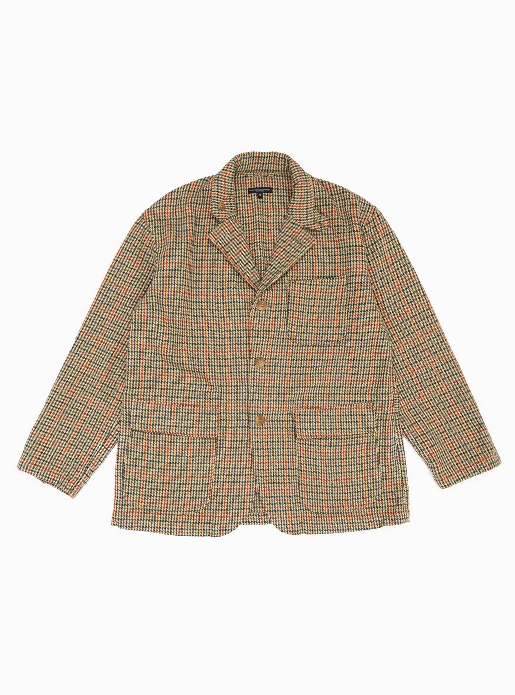  Engineered Garments Loiter Jacket Khaki Gunclub Check