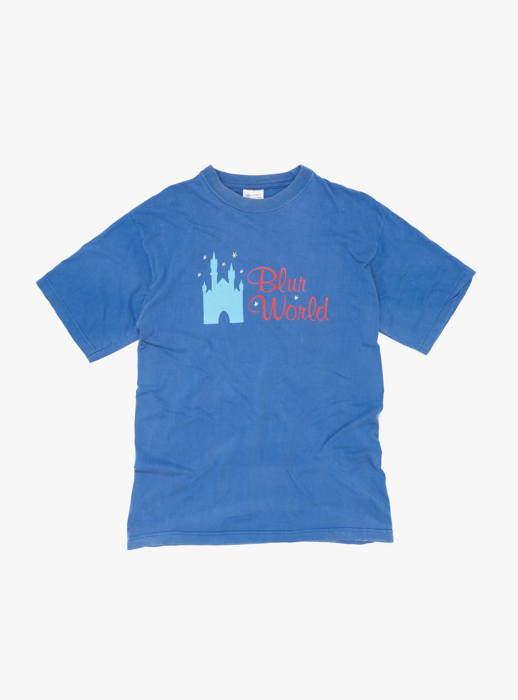  Unified Goods '90s Blur World T-shirt Blue