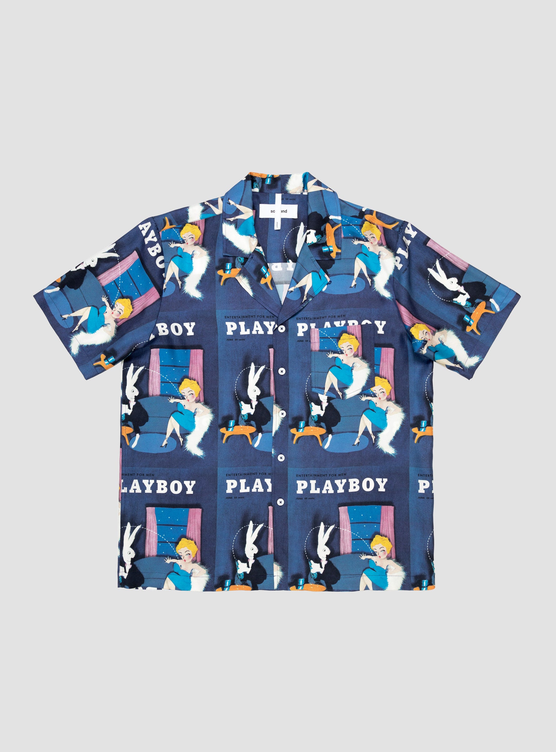  Soulland x Playboy Orson Playboy Shirt Blue