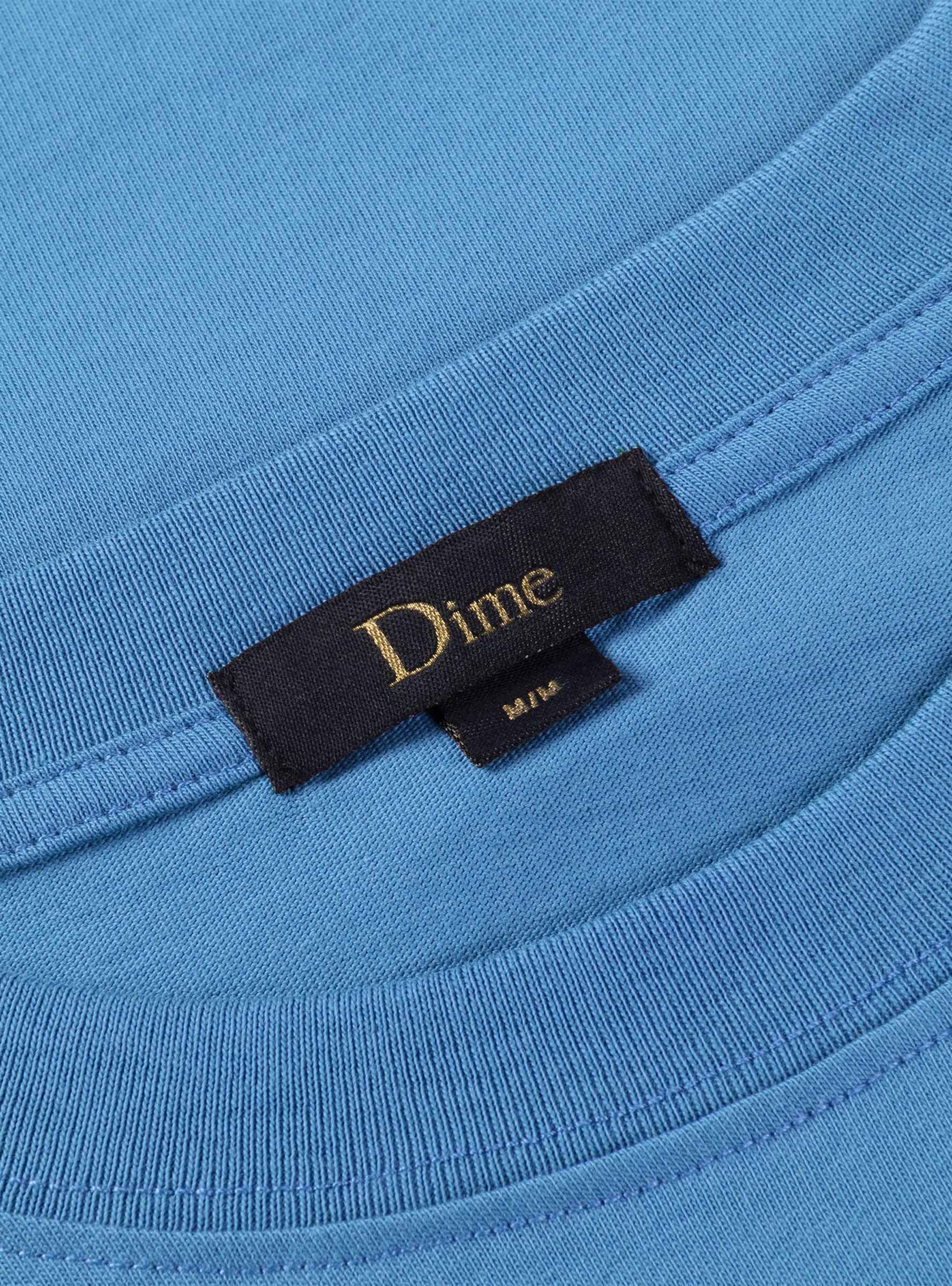  Dime Skateshop T-shirt True Blue - Size: XL