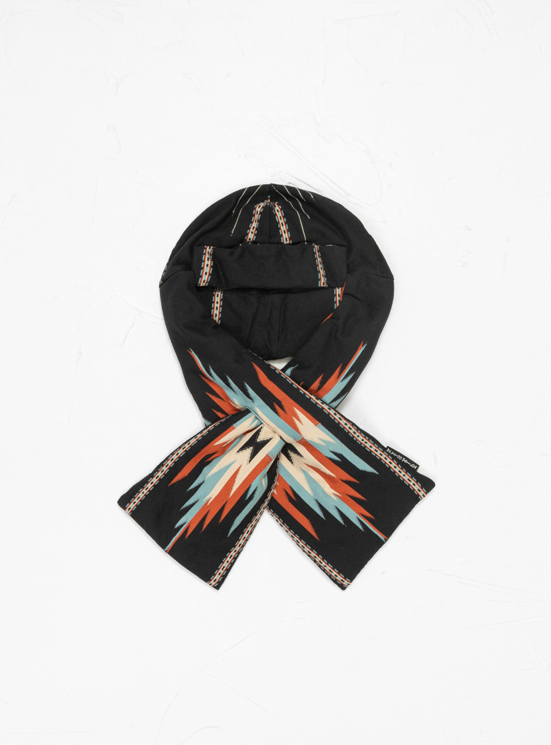  Kapital Gale Ortega Jersey Scarf Black