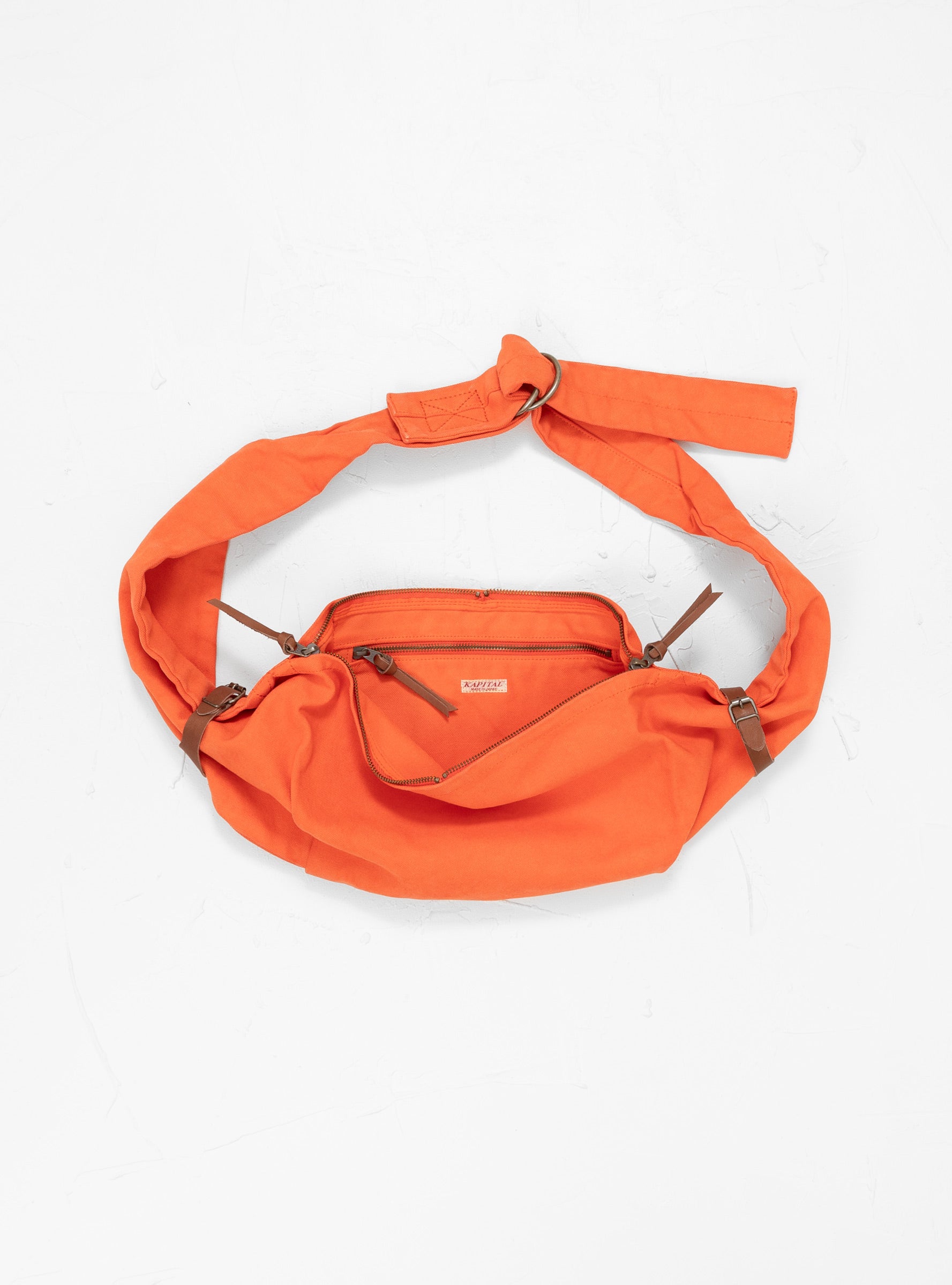  Kapital Little Snufkin Canvas Bag Orange