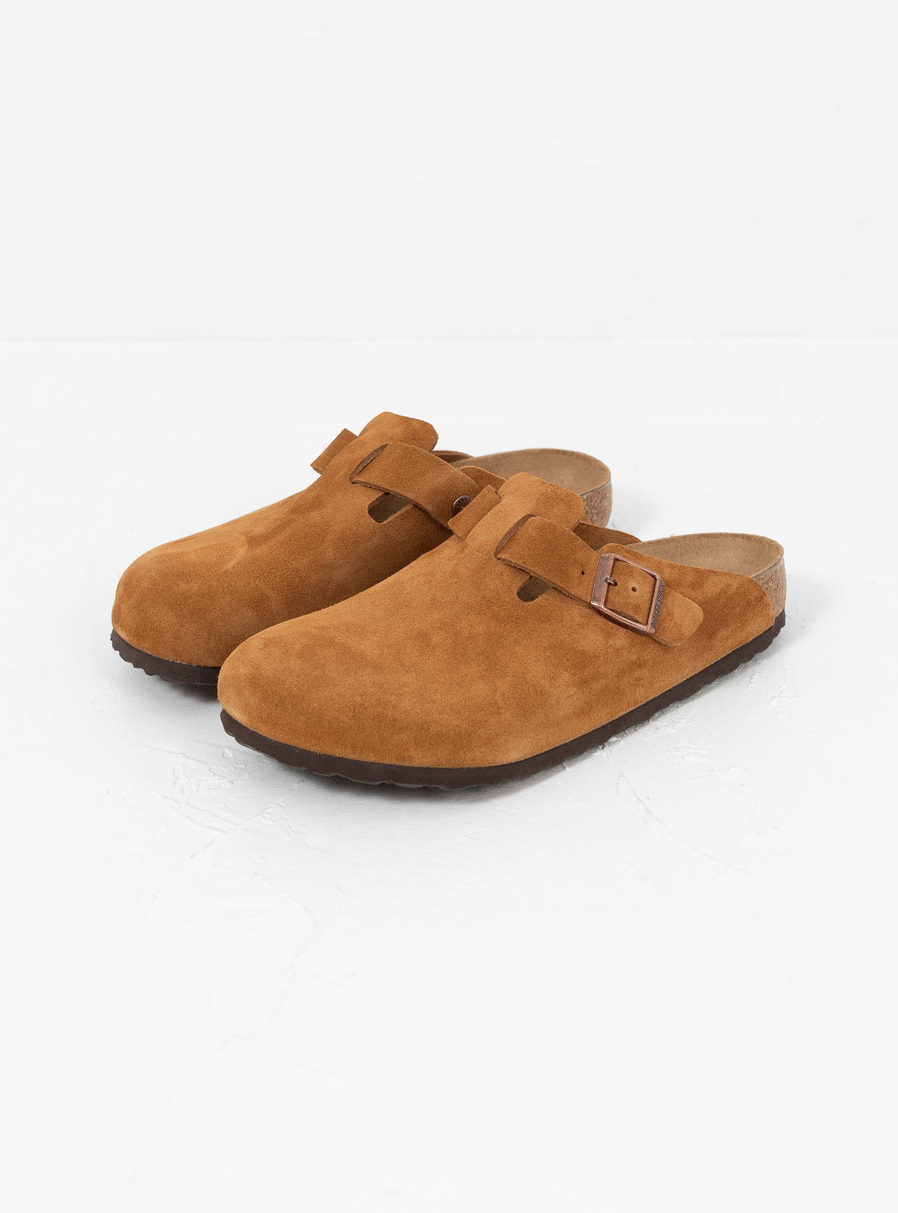 Birkenstock Birkenstock Boston SFB Suede Clogs Mink - Size: 42