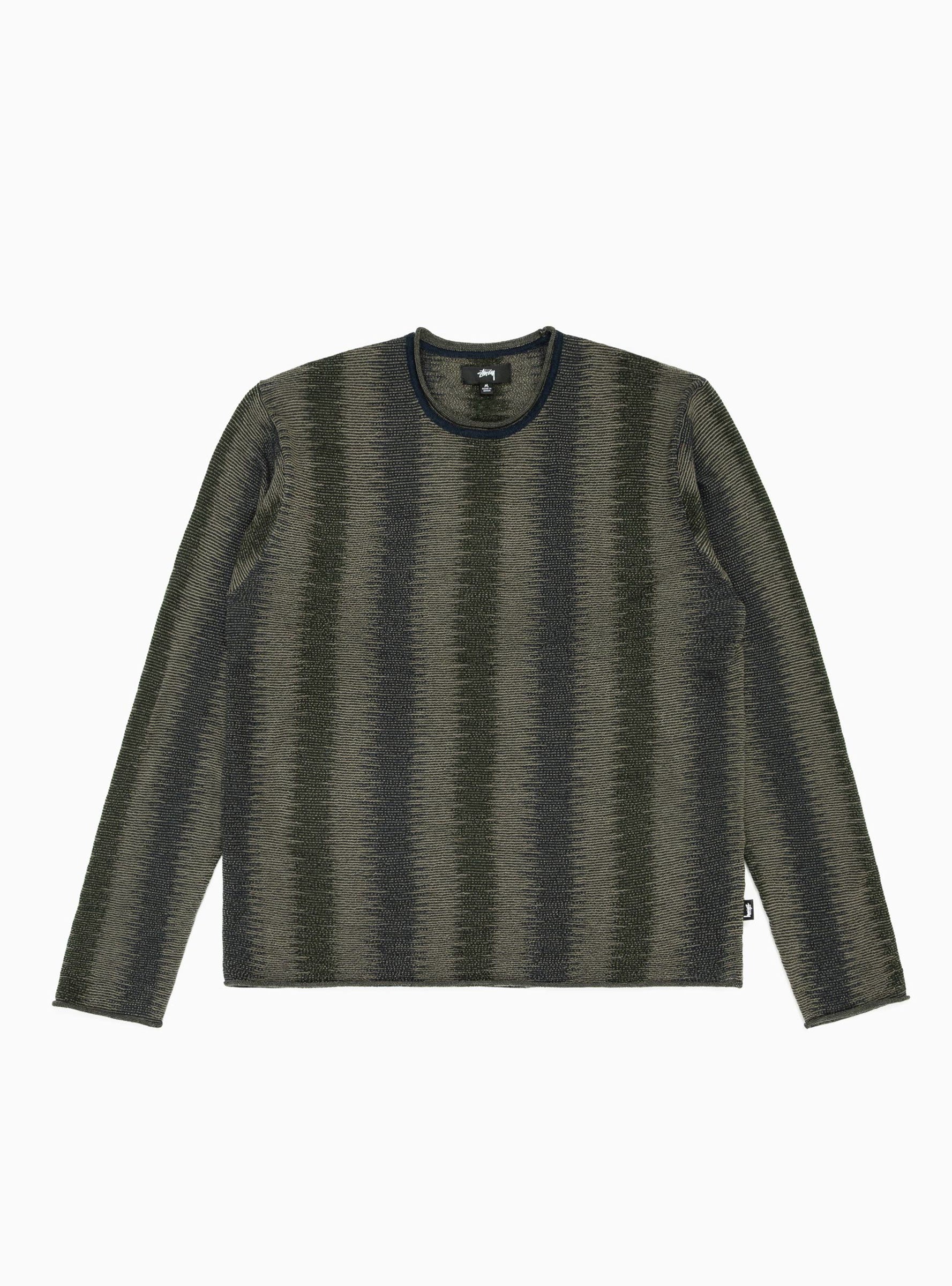  Stüssy Shadow Stripe Sweater Olive