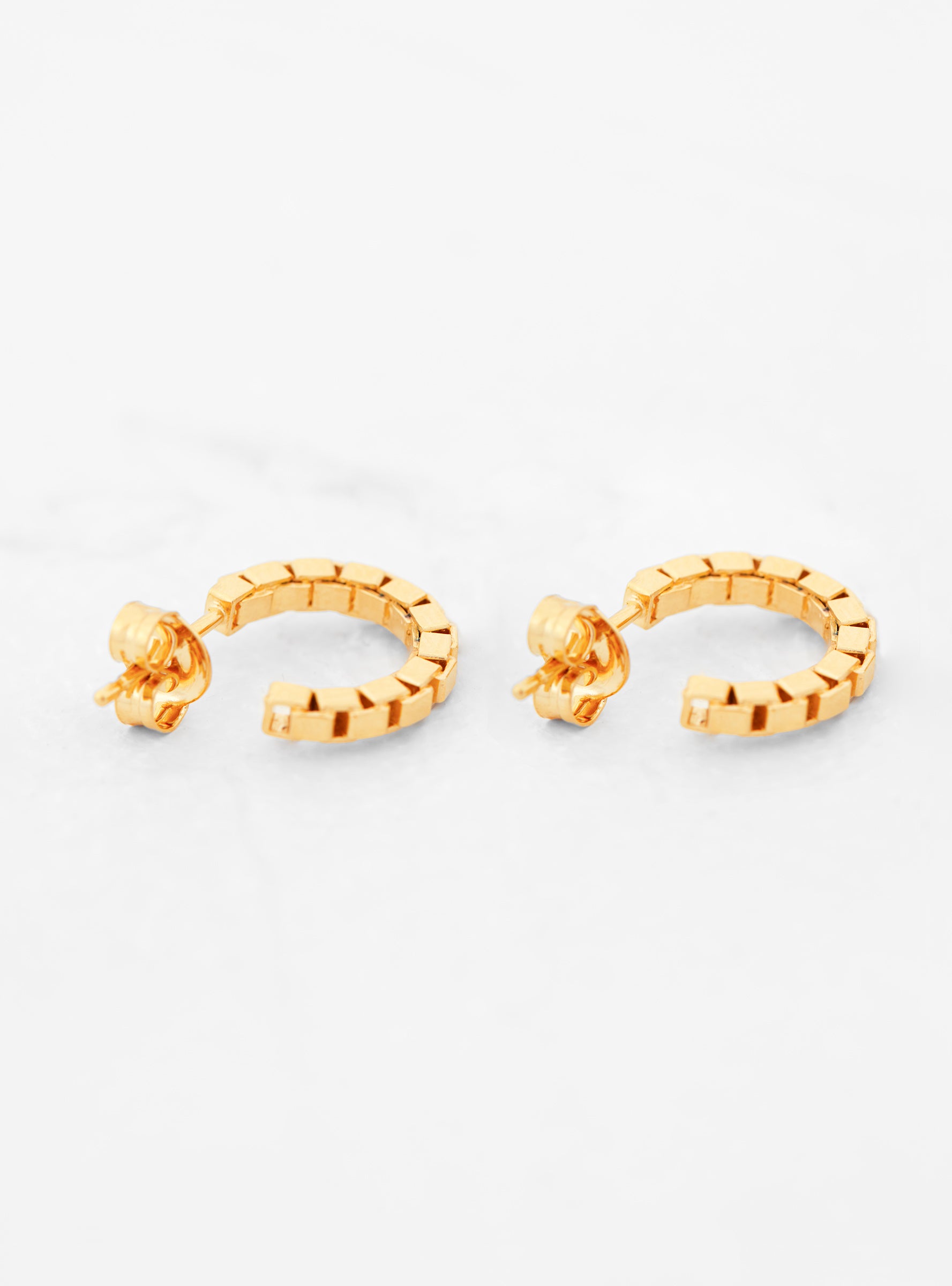  Martine Viergever Kratos XS Gold Plated Silver Earrings