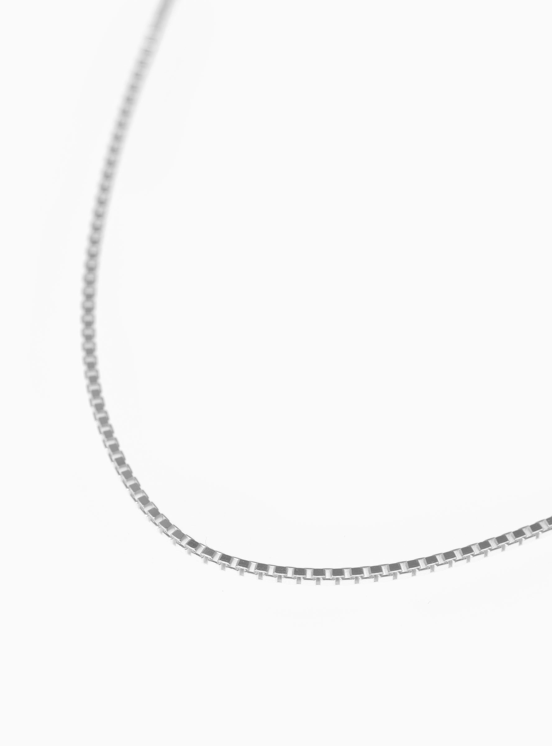  Garbstore Silver Box Chain 1.5mm 20"