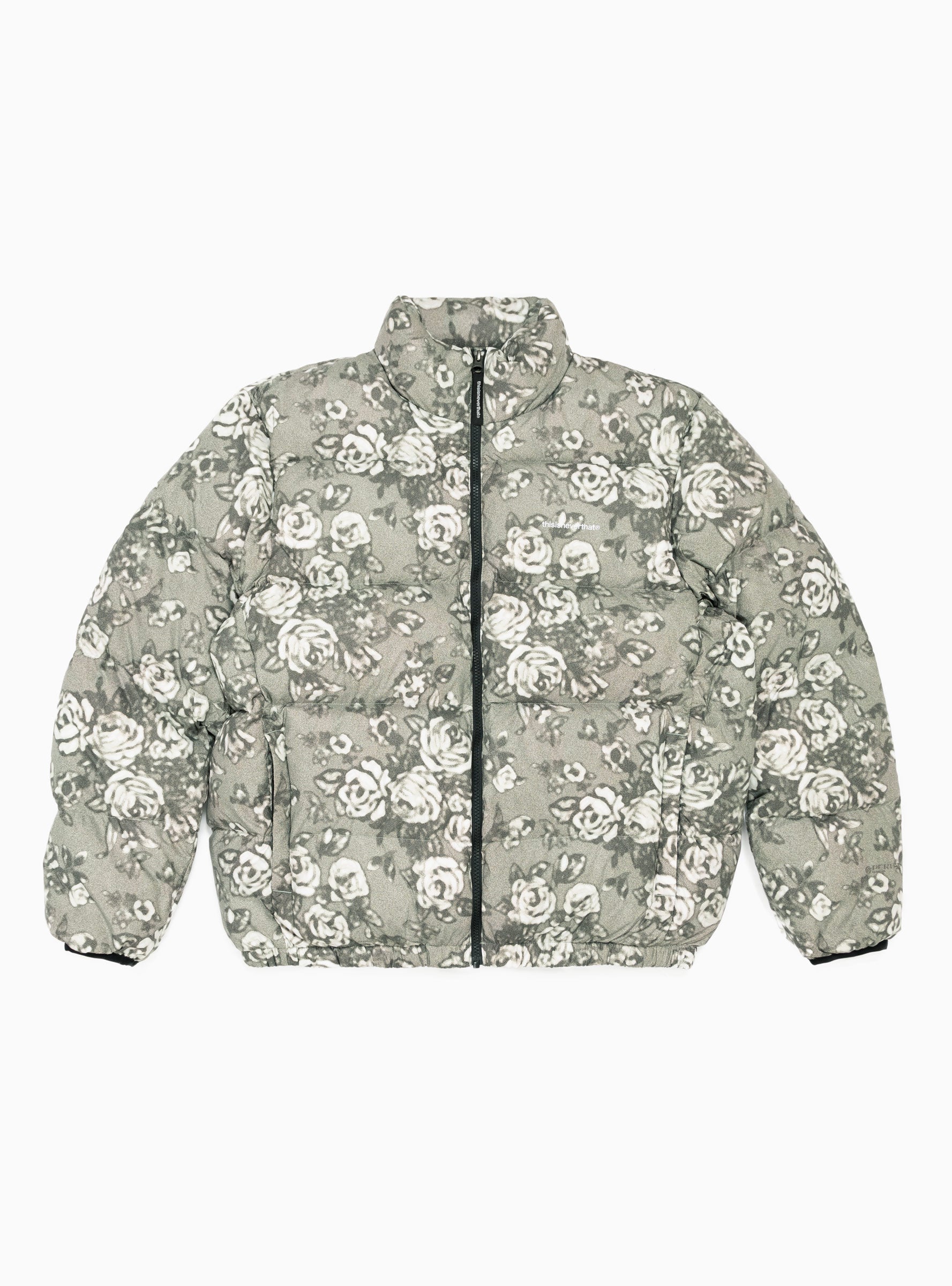  thisisneverthat PERTEX T Down Jacket Grey Floral