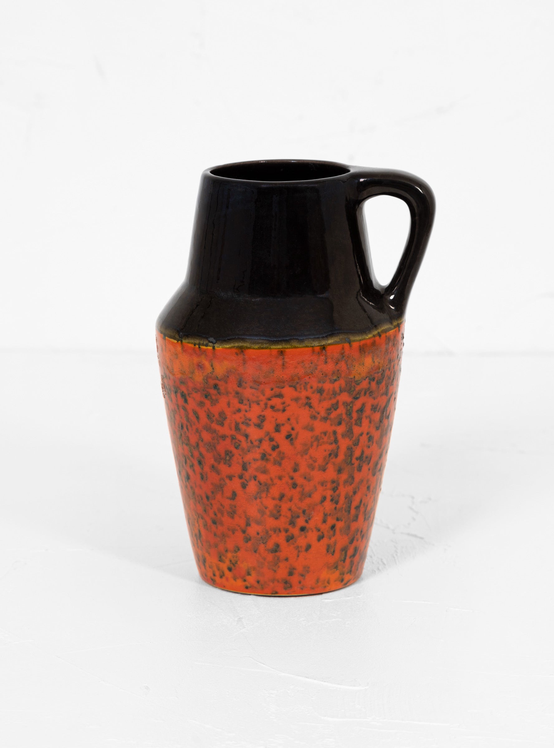  All'Origine Bicolour Vase Handle Black & Orange