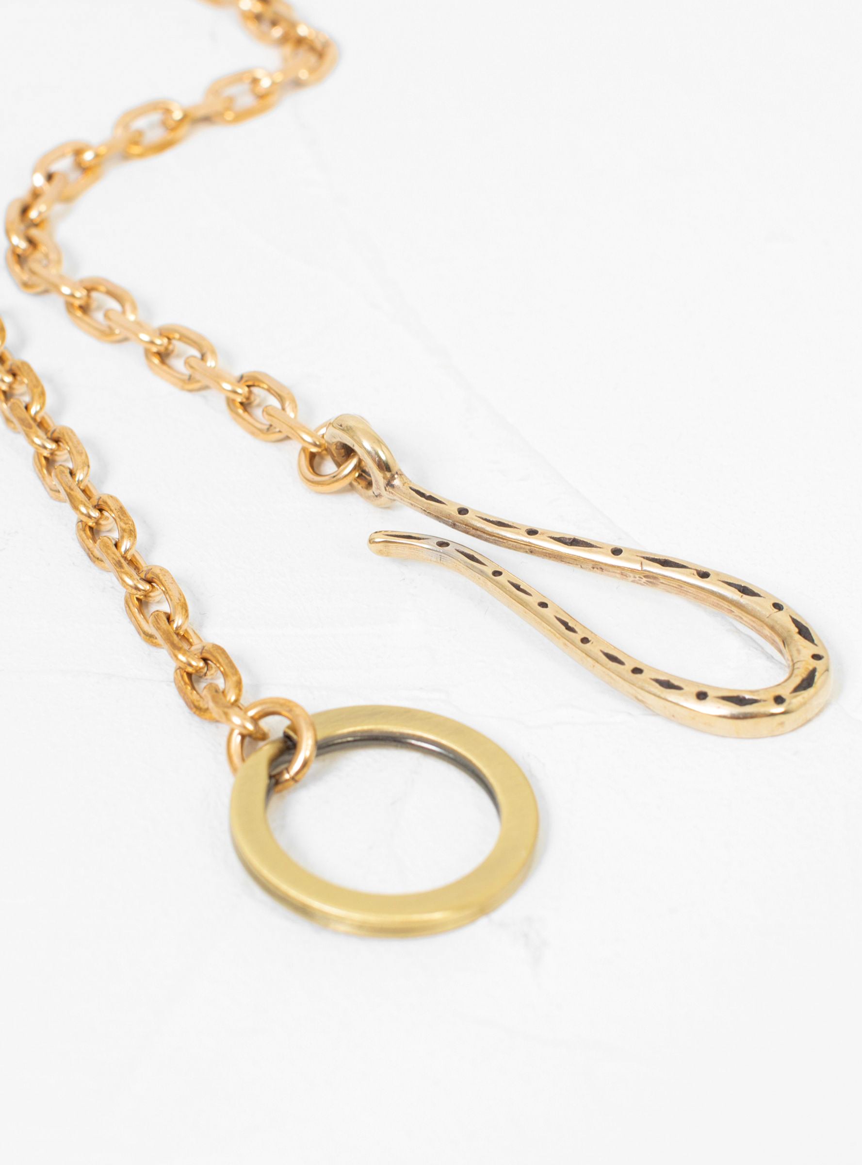  LHN Jewelry Chain Keyring Brass