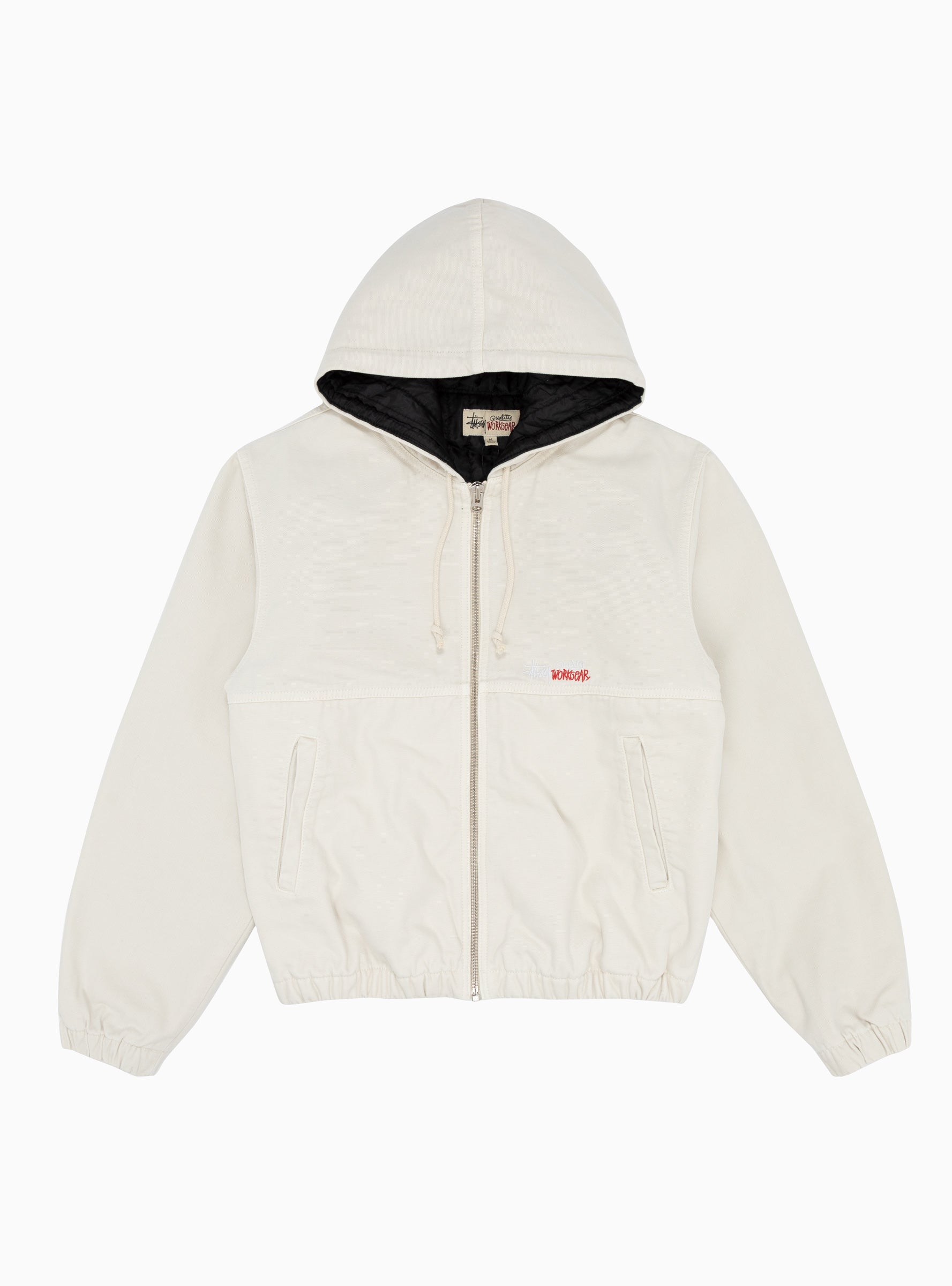  Stüssy Canvas Insulated Work Jacket Bone