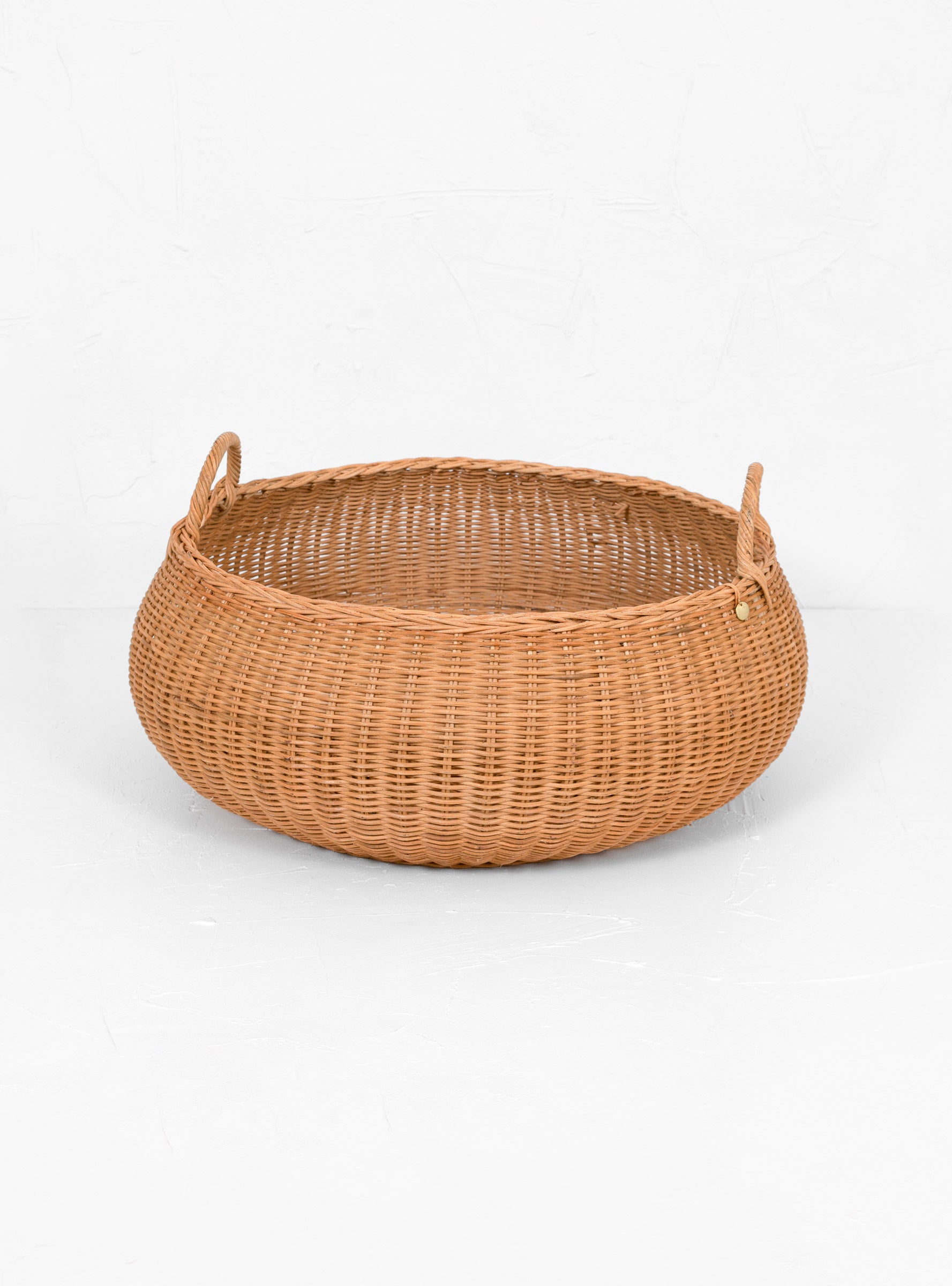  ferm LIVING Braided Basket Low Brown