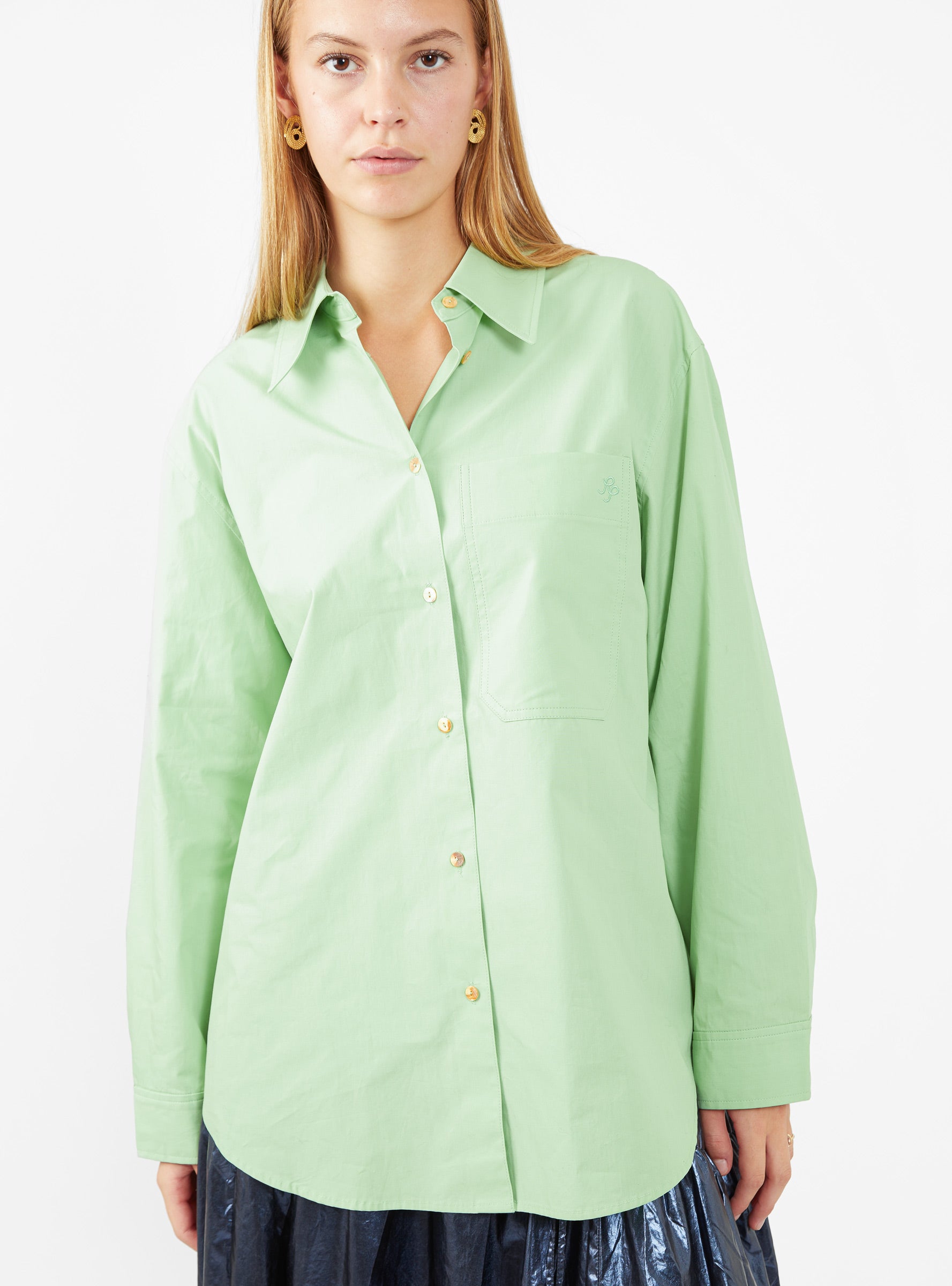  Rejina Pyo Caprice Shirt Mint Green