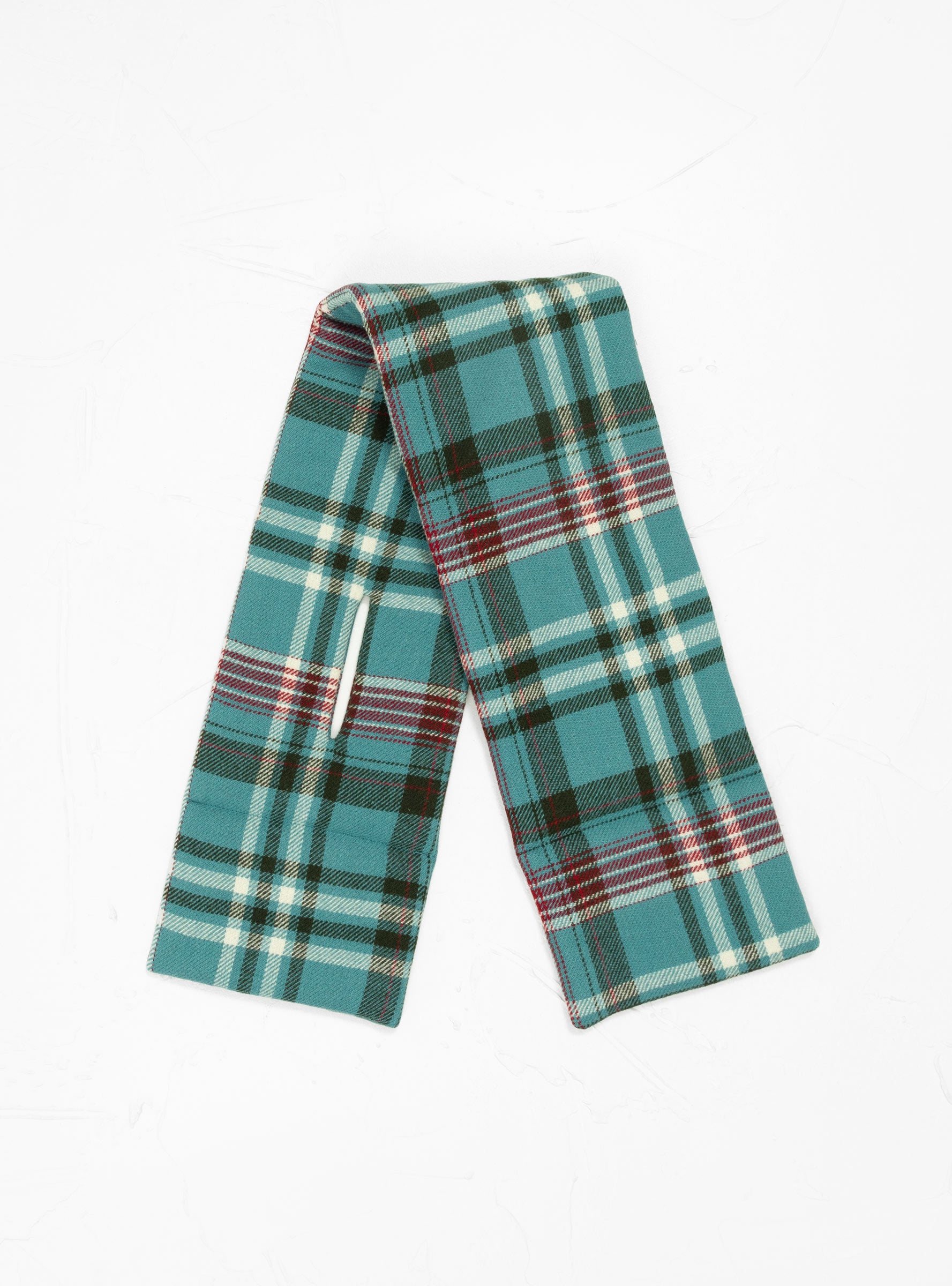  YMC Slot Scarf Blue Check