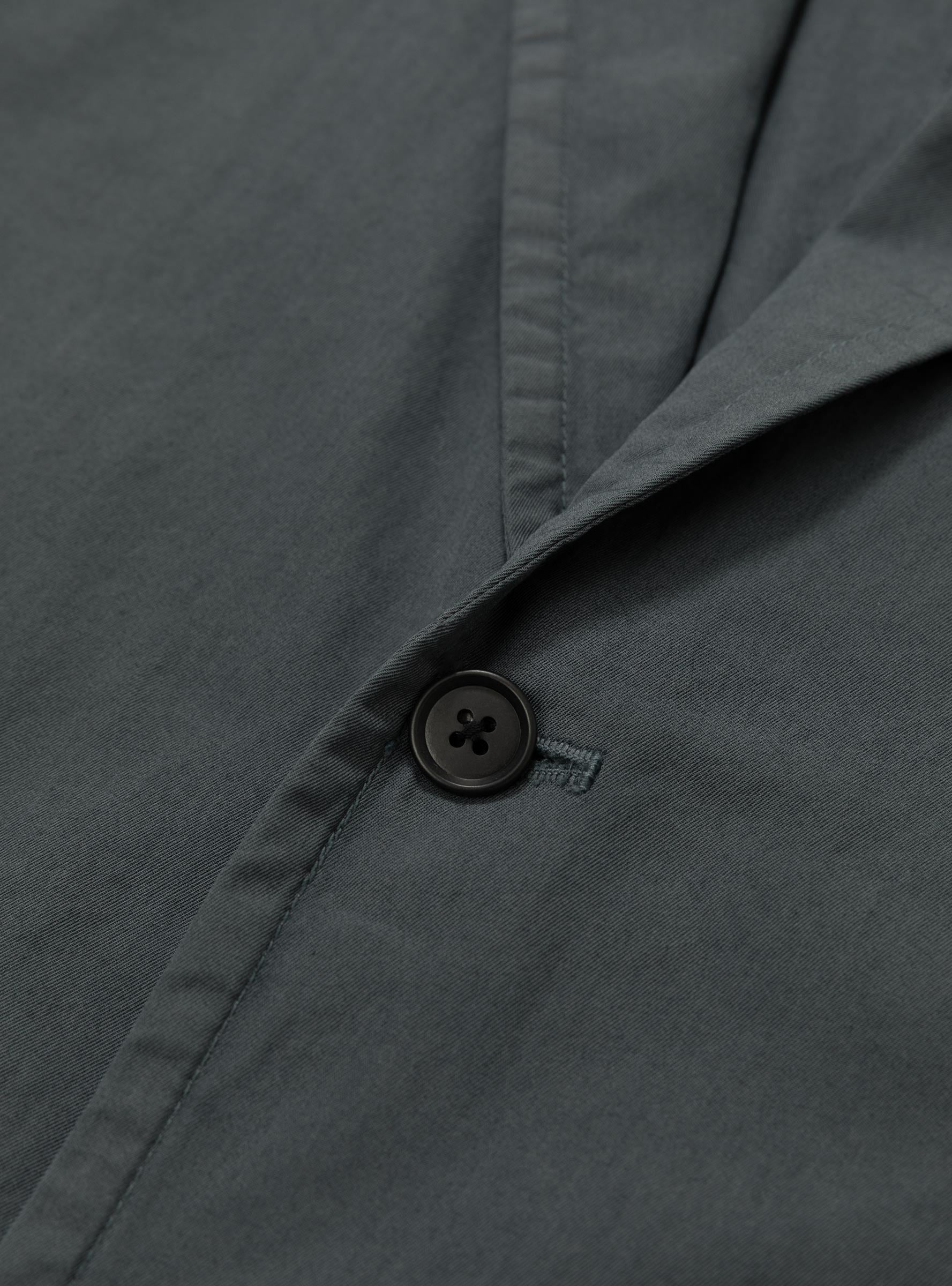  Still By Hand Garment Dye 2B Jacket Blue Grey - Size: Large