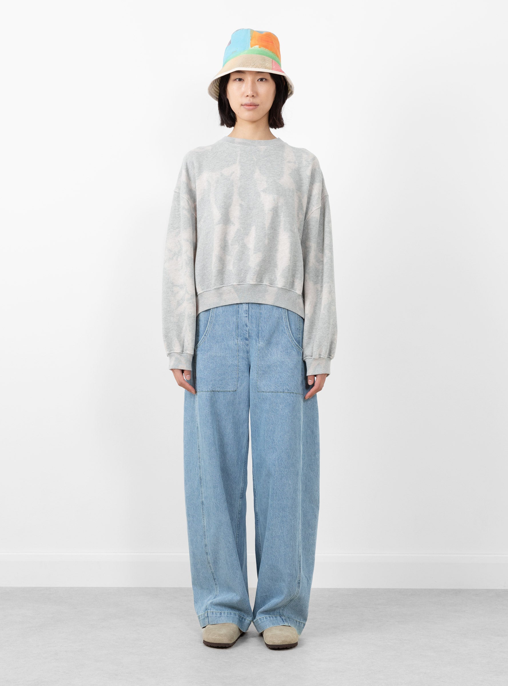  Bellerose Fancy Sweatshirt Heather Grey - Size: Small