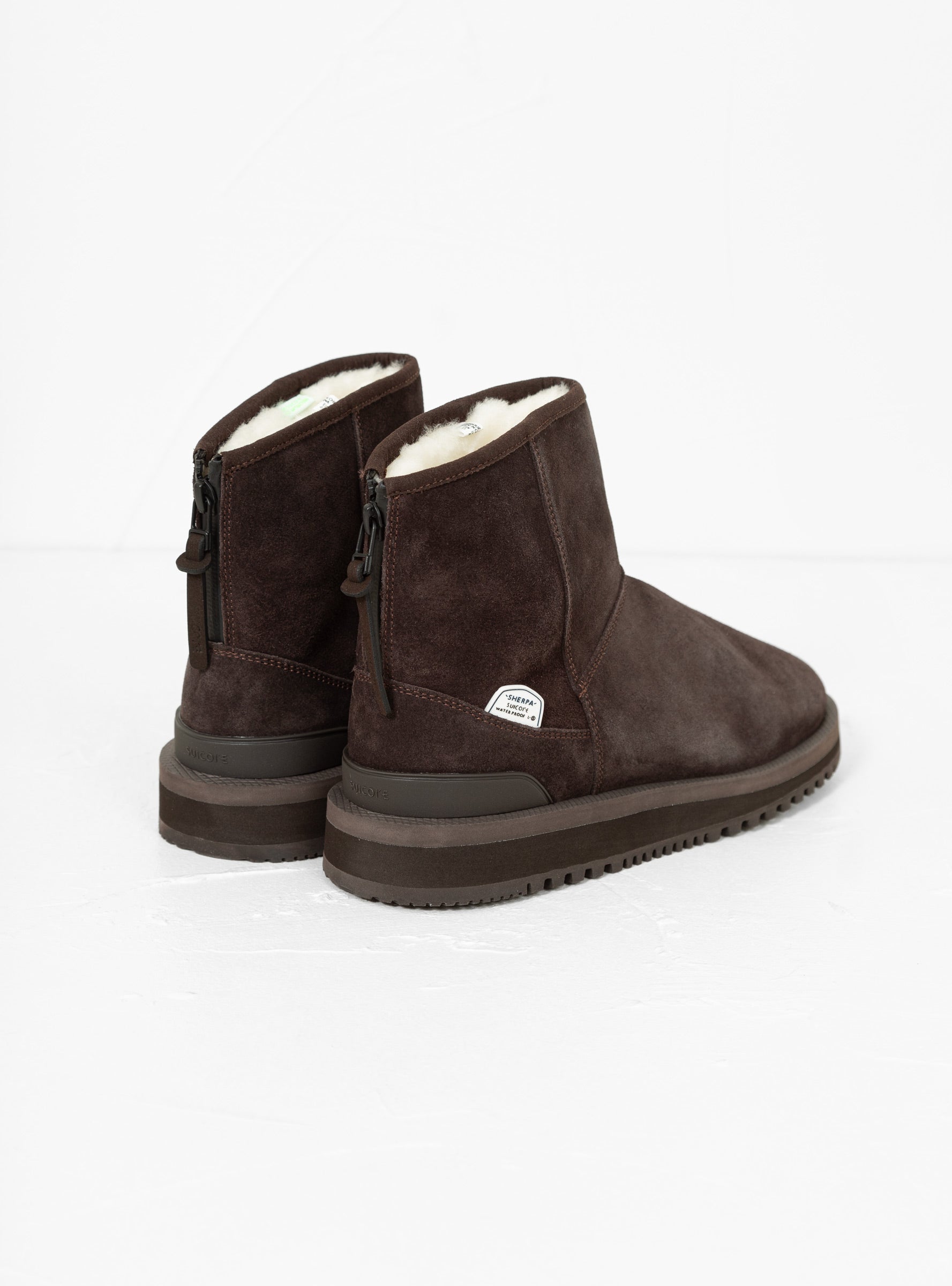 Suicoke Suicoke Els-Mwpab Boots Dark Brown - Size: UK 11