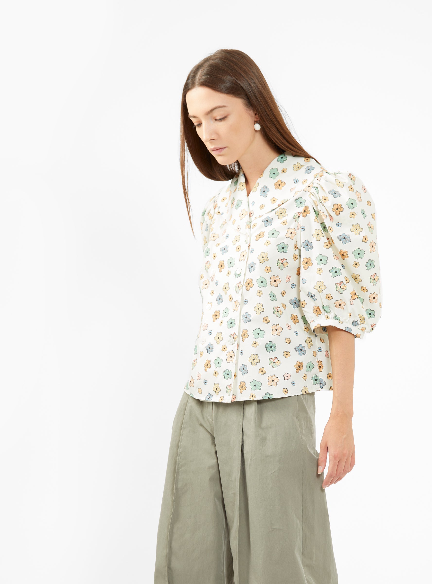  Shrimps Sorrel Blouse Cream Floral