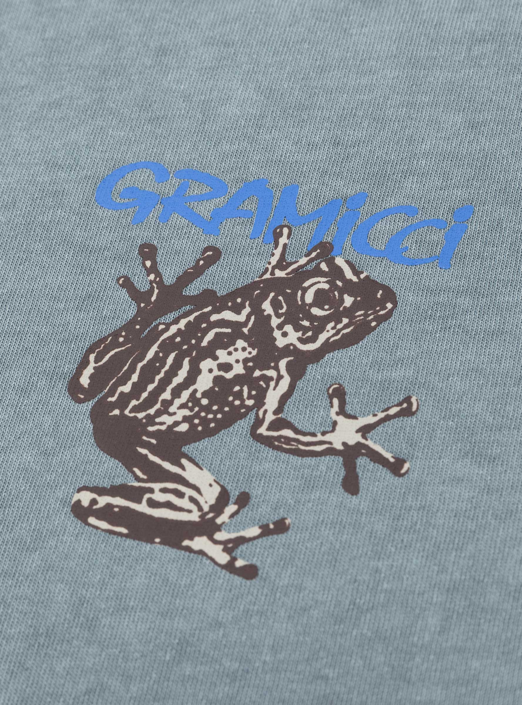 Gramicci Gramicci Sticky Frog T-shirt Slate Pigment - Size: Large