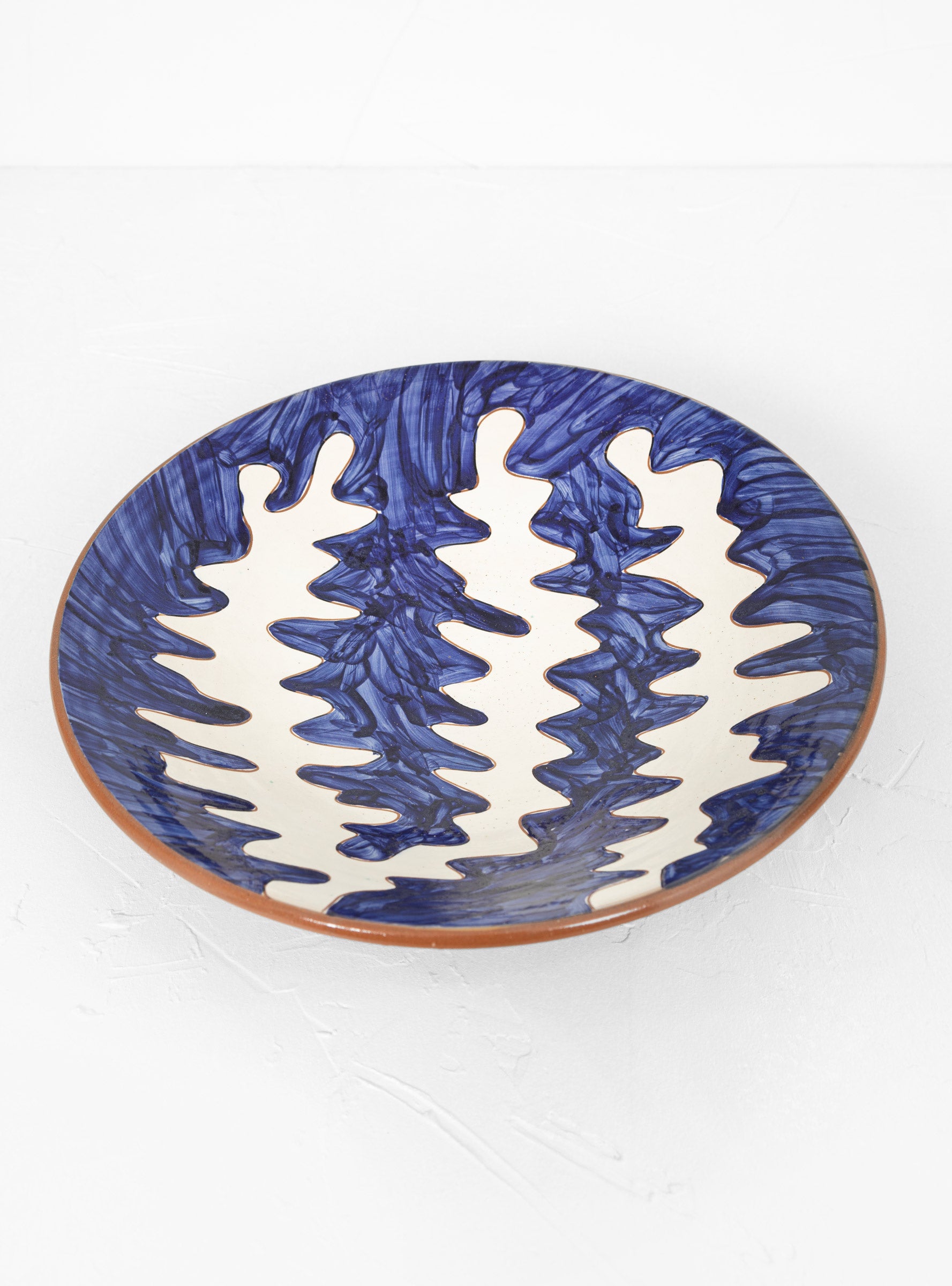  Malaika Coral Serving Bowl Blue