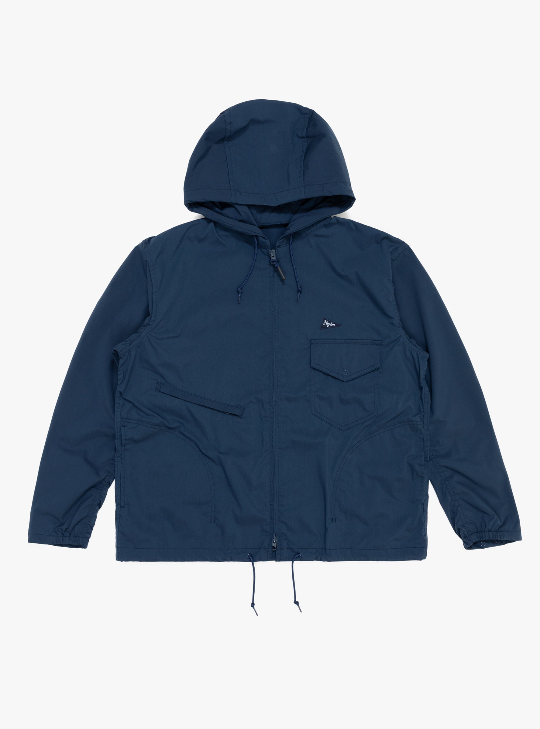  Pilgrim Surf + Supply Russel Zip Parka Navy - Size: Large