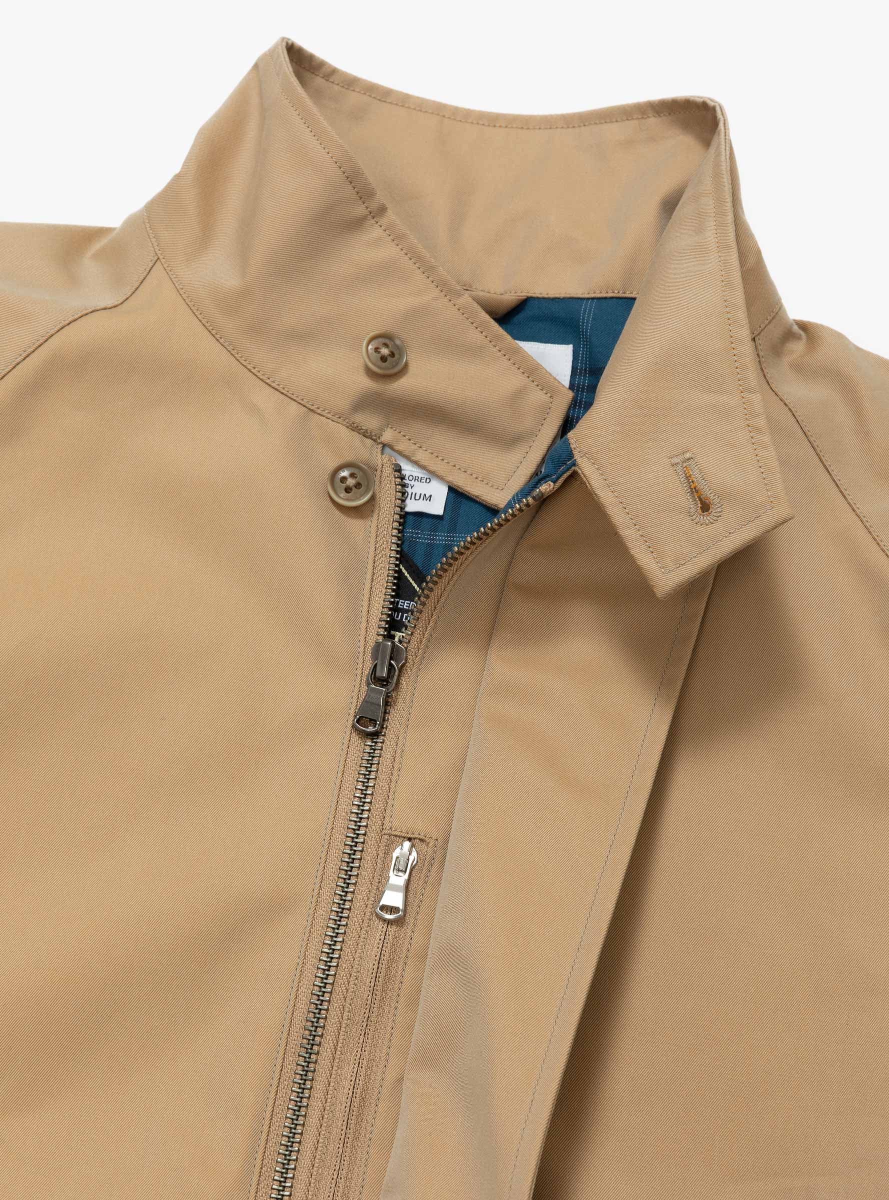  nanamica GORE-TEX Crew Jacket Beige - Size: Medium