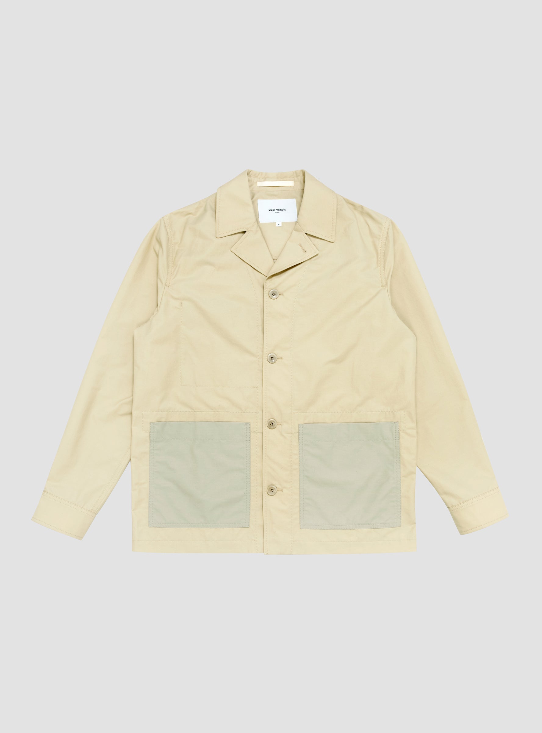  Norse Projects Made 60/40 Cotton Nylon Jacket Oatmeal