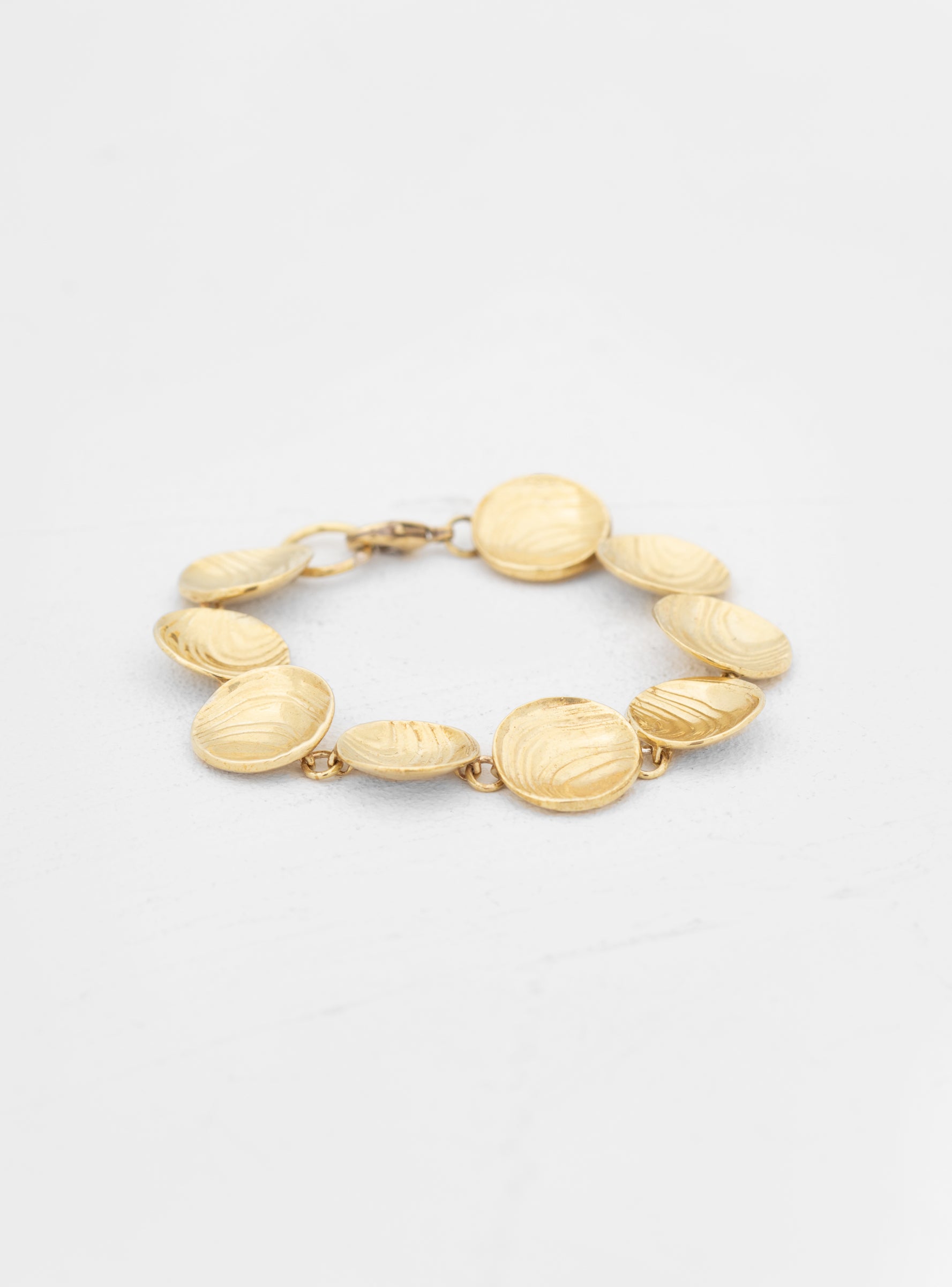  Leigh Miller Saucer Bracelet Brass