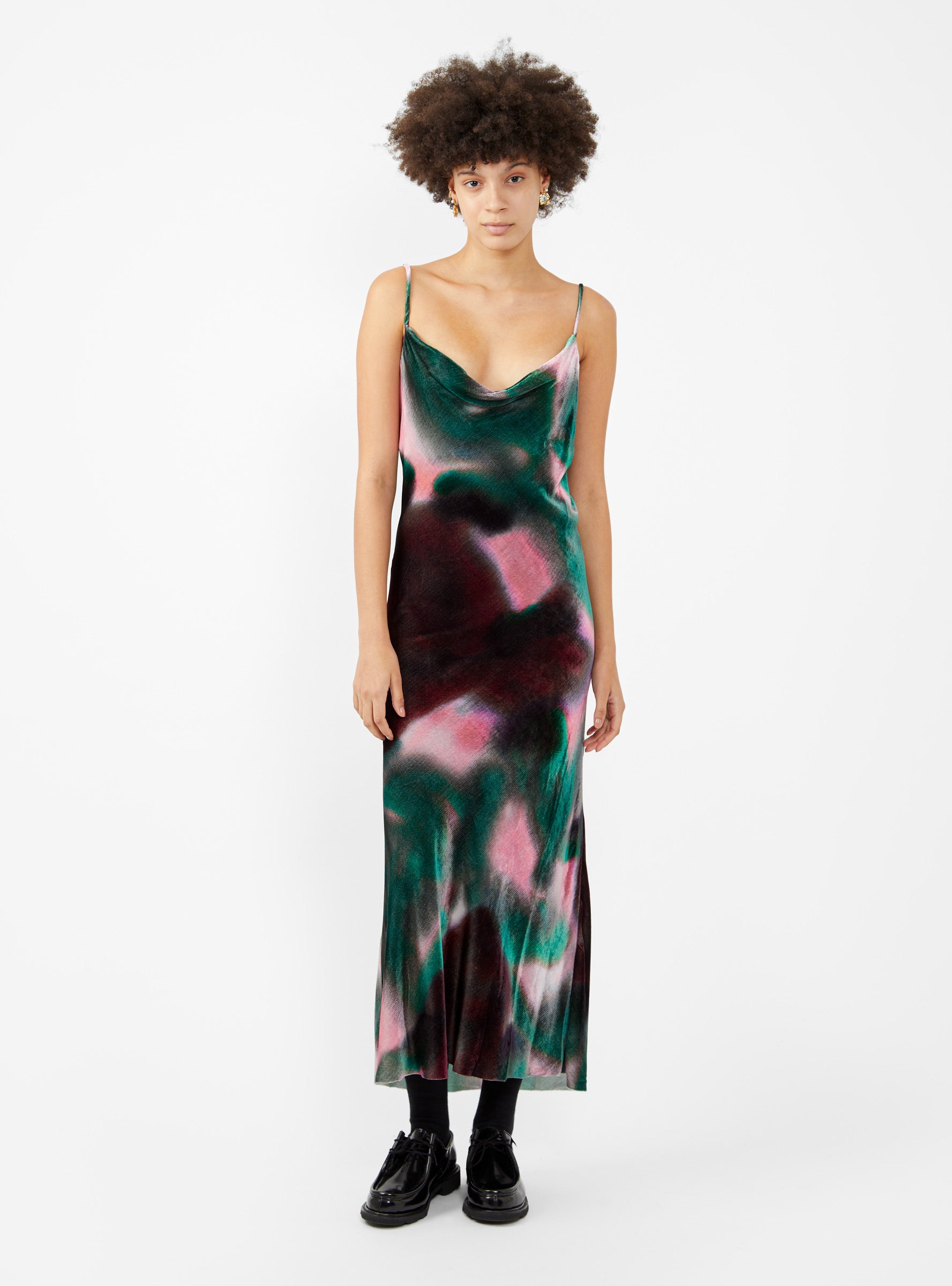  Christian Wijnants Dagria Dress Green & Red