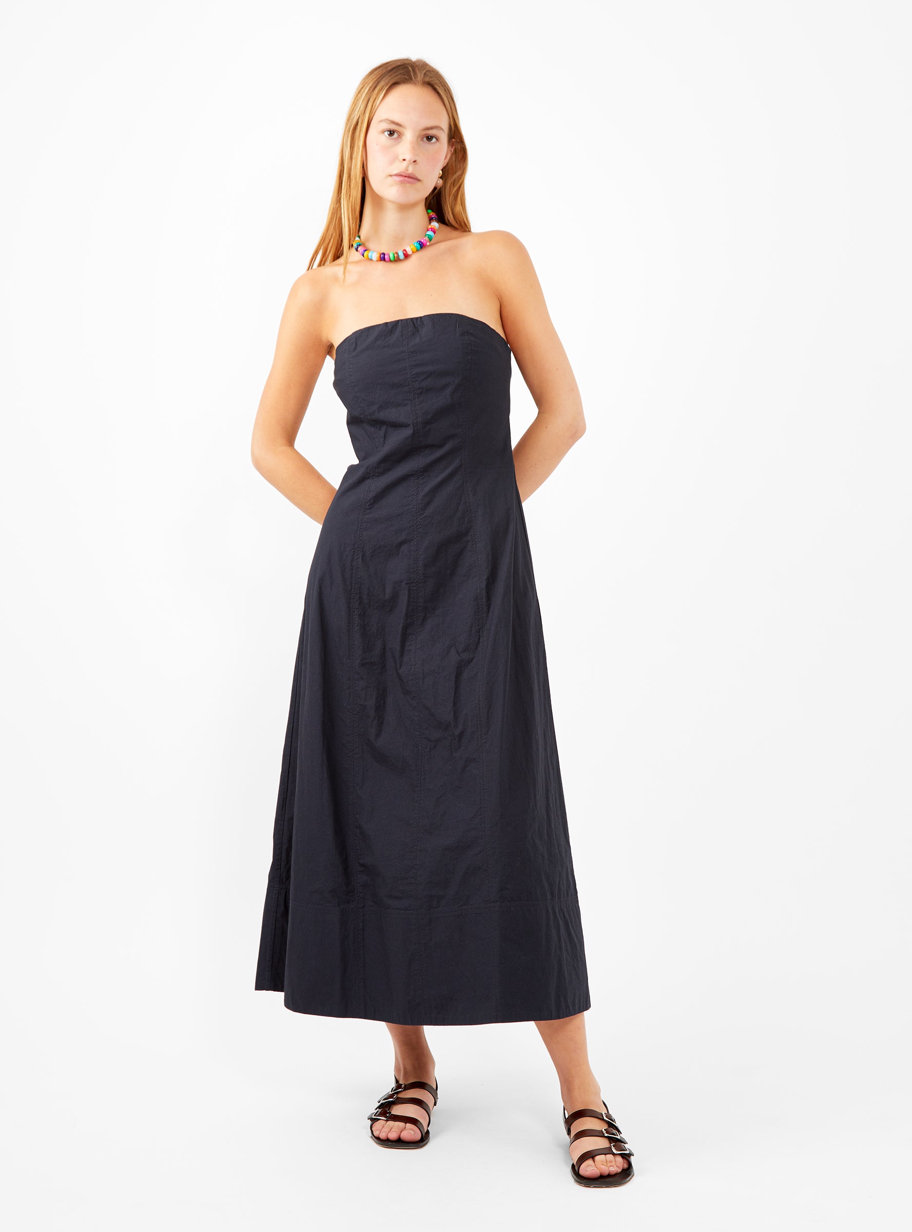  Apiece Apart Todo Maxi Dress Black