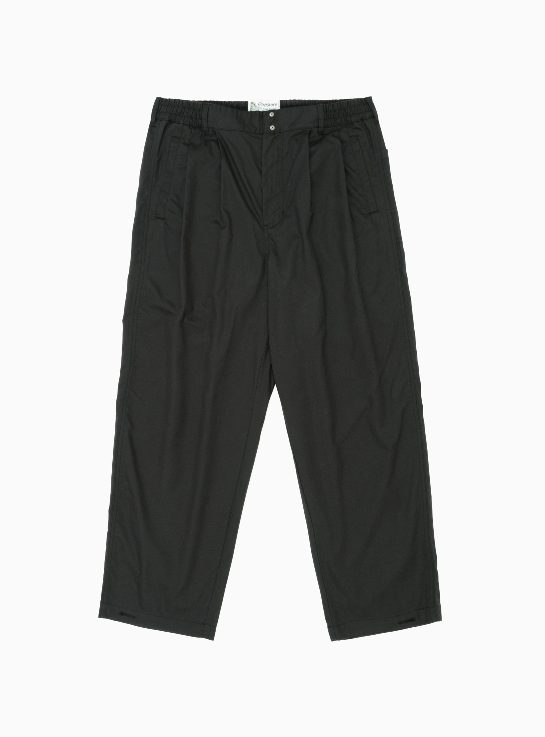  Garbstore Wide Easy Pants Black