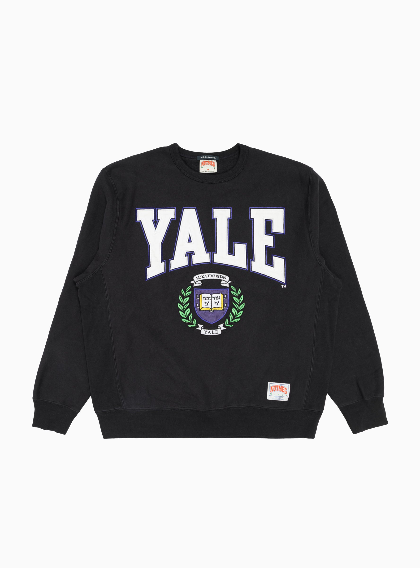  Nutmeg Mills Yale Big Sweatshirt Black