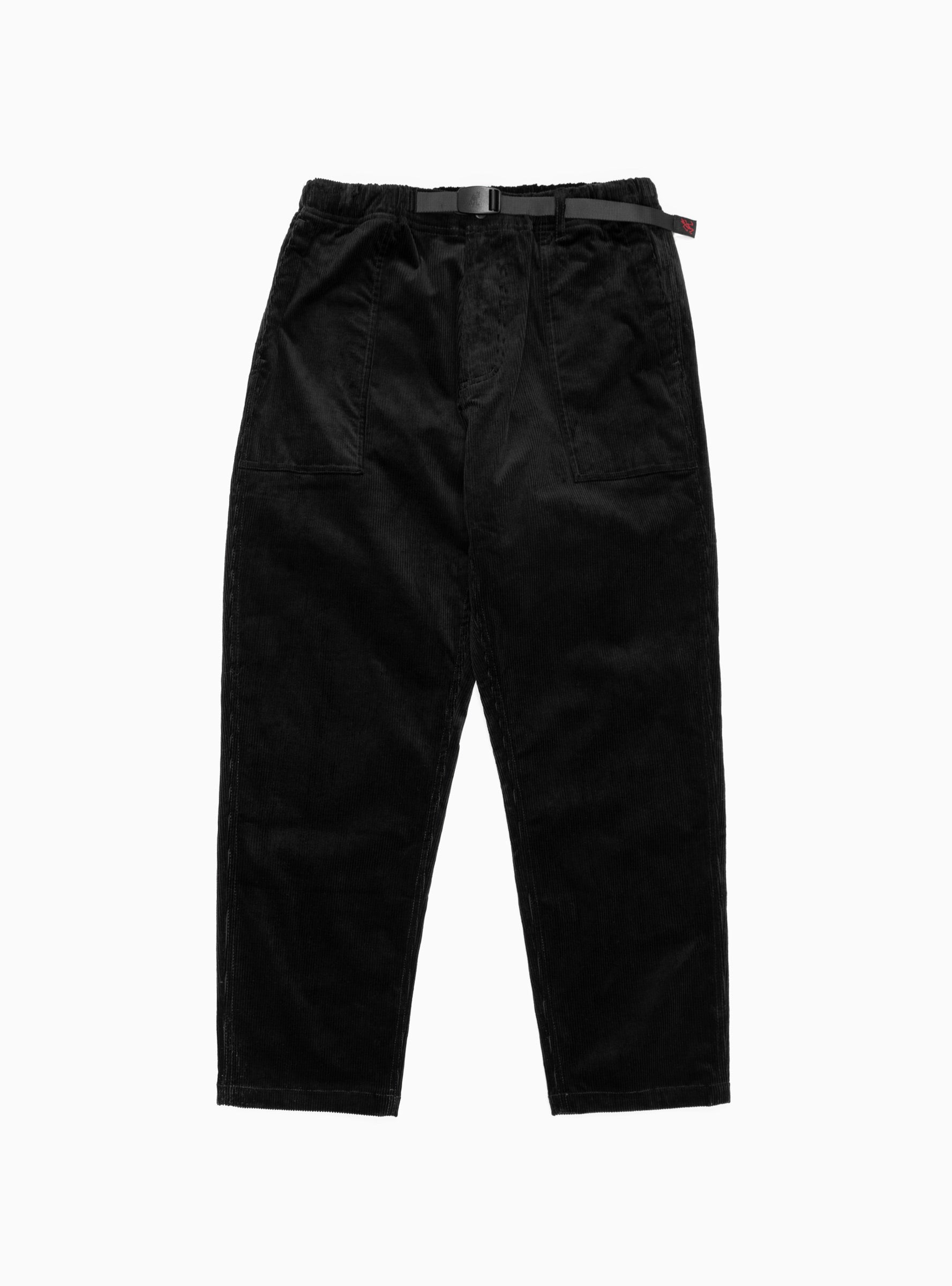  Gramicci Ridge Loose Tapered Corduroy Trousers Black