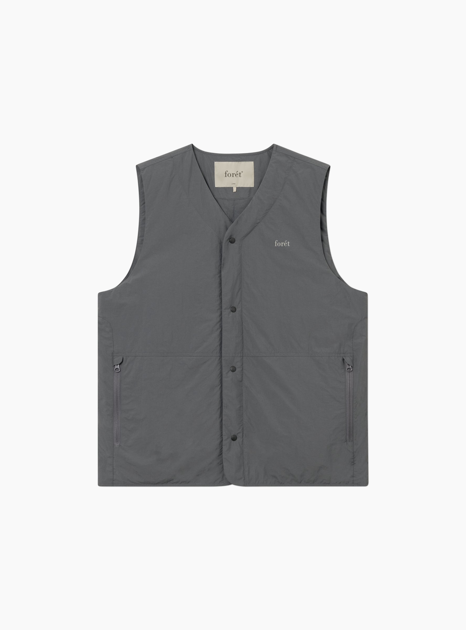  foret Myst Liner Vest Grey - Size: Medium