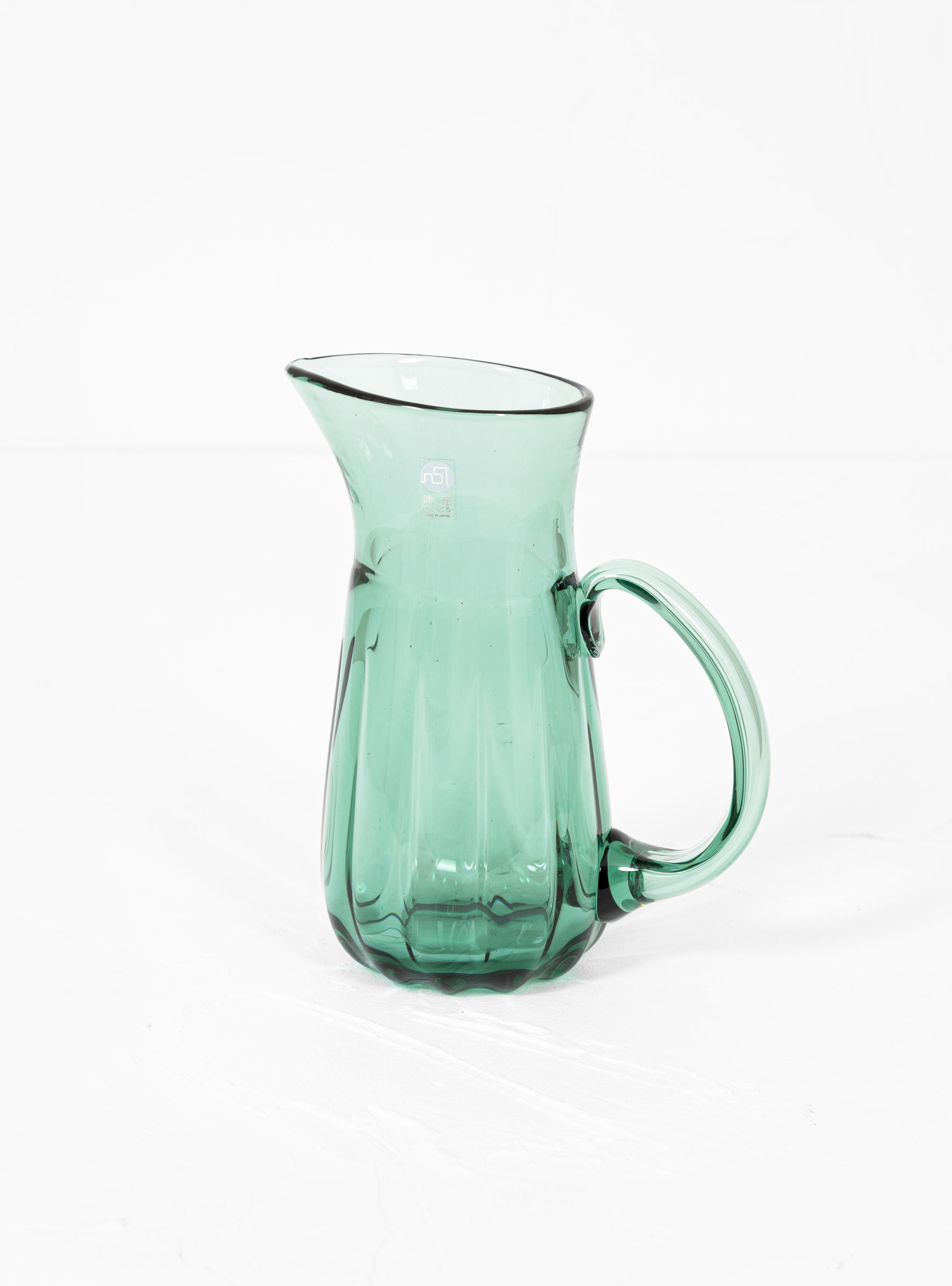  Hokuyo Glass Tsugaru Vidro Pitcher Aqua Green